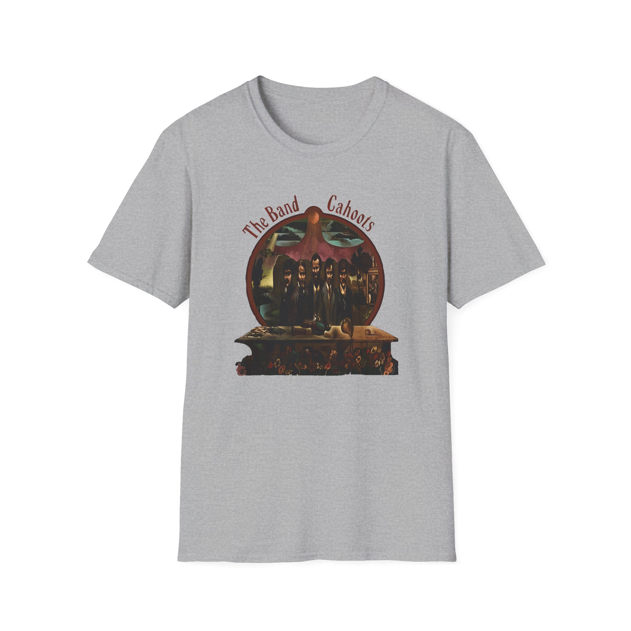 The Band Cahoots 50th Anniversary Unisex Softstyle T-Shirt - Image 5