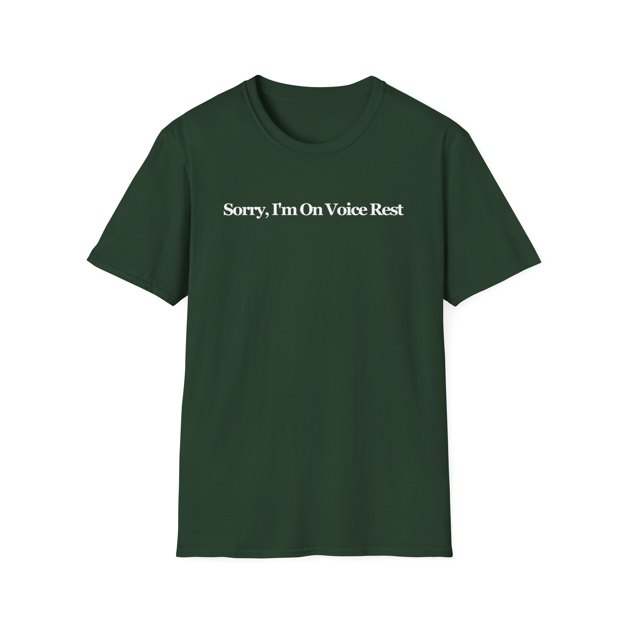 Giggly Squad Sorry I'm on Voice Rest Unisex Softstyle T-Shirt - Image 7
