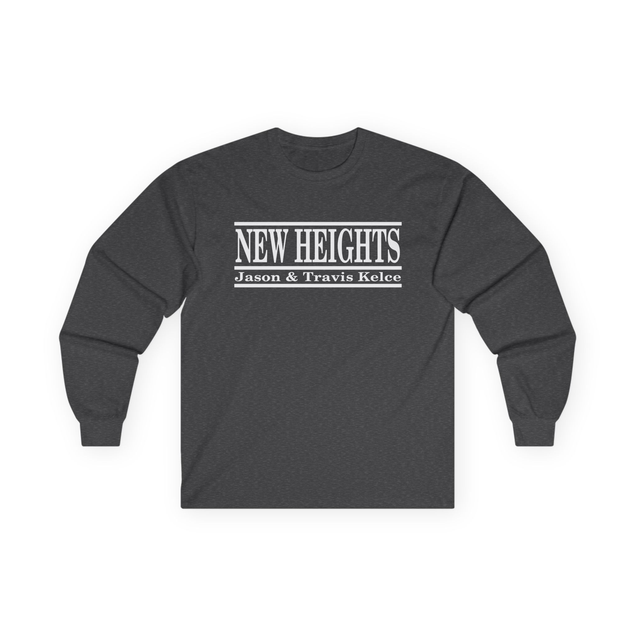 New Heights Jason And Travis Kelce Unisex Ultra Cotton Long Sleeve Tee - Image 11
