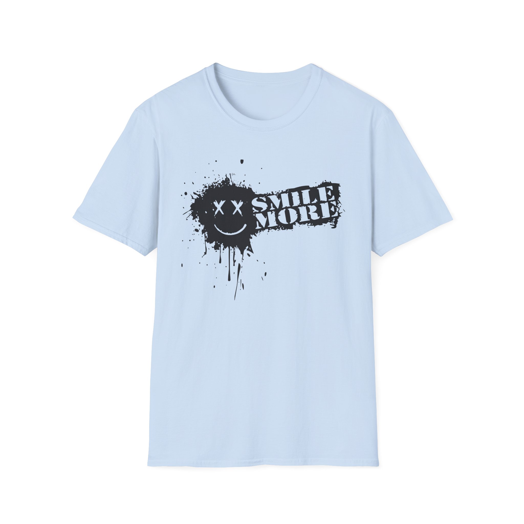 Roman Atwood Smile More Splatter Unisex Softstyle T-Shirt - Image 19