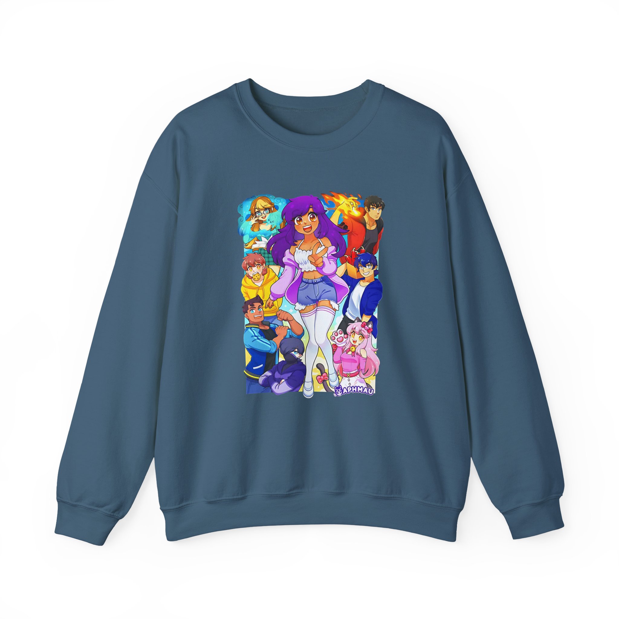 Aphmau & Friends Unisex Heavy Blend™ Crewneck Sweatshirt - Image 11