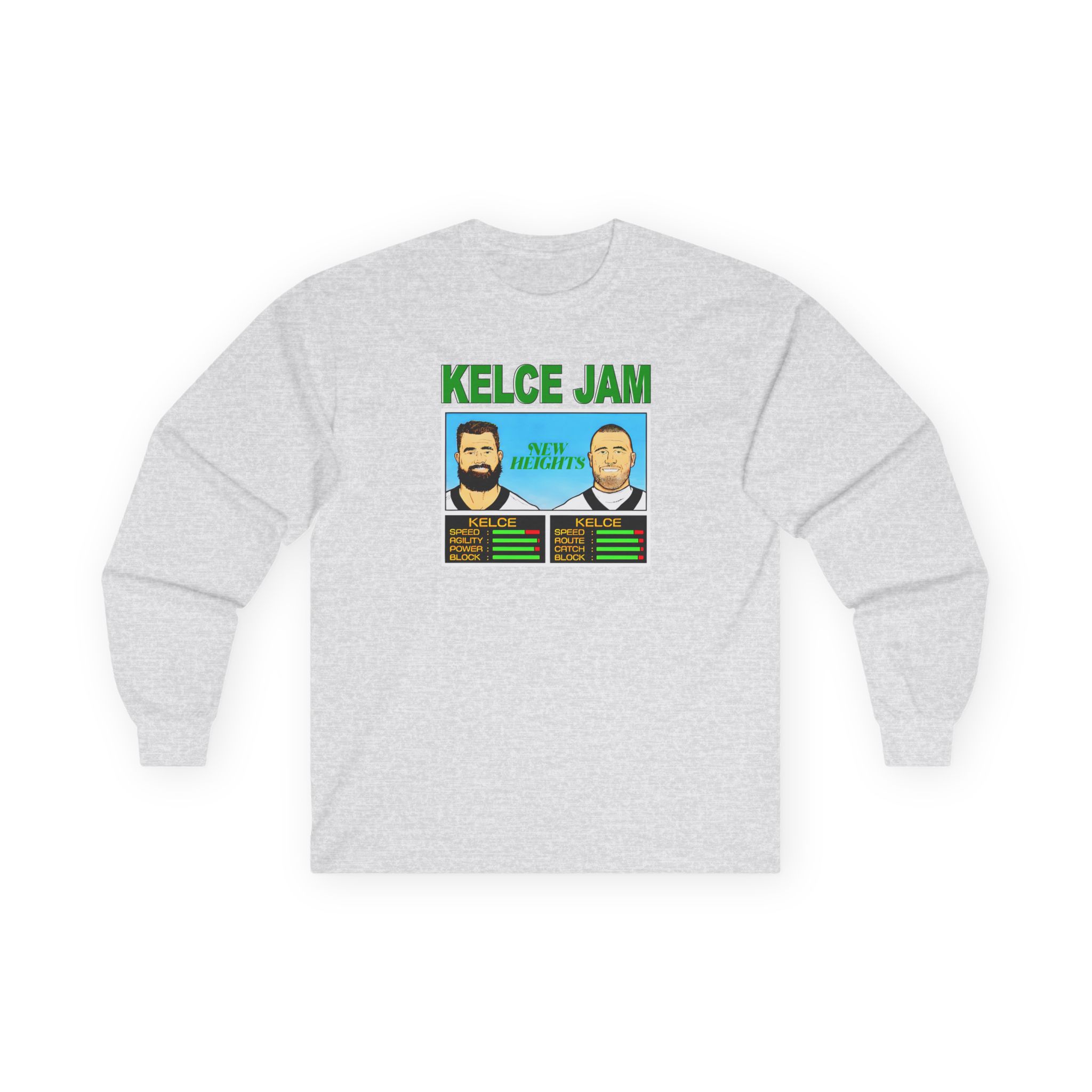 New Heights Kelce Jam Jason And Travis Unisex Ultra Cotton Long Sleeve Tee - Image 5