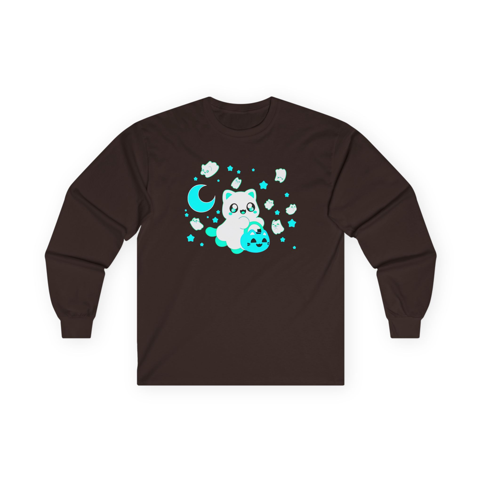 Aphmau Ghost Cat Unisex Ultra Cotton Long Sleeve Tee - Image 5