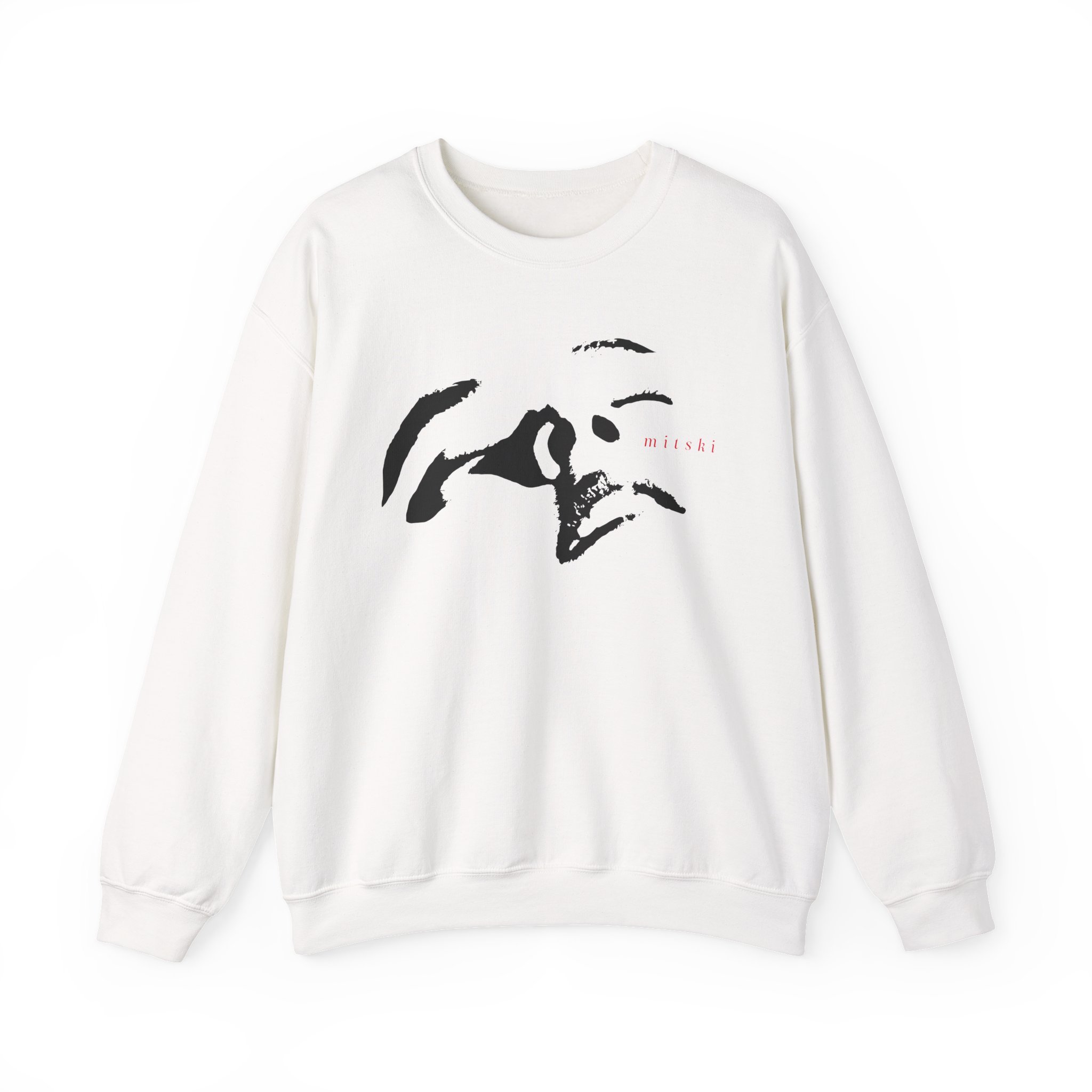 Mitski Flower Logo Unisex Heavy Blend™ Crewneck Sweatshirt