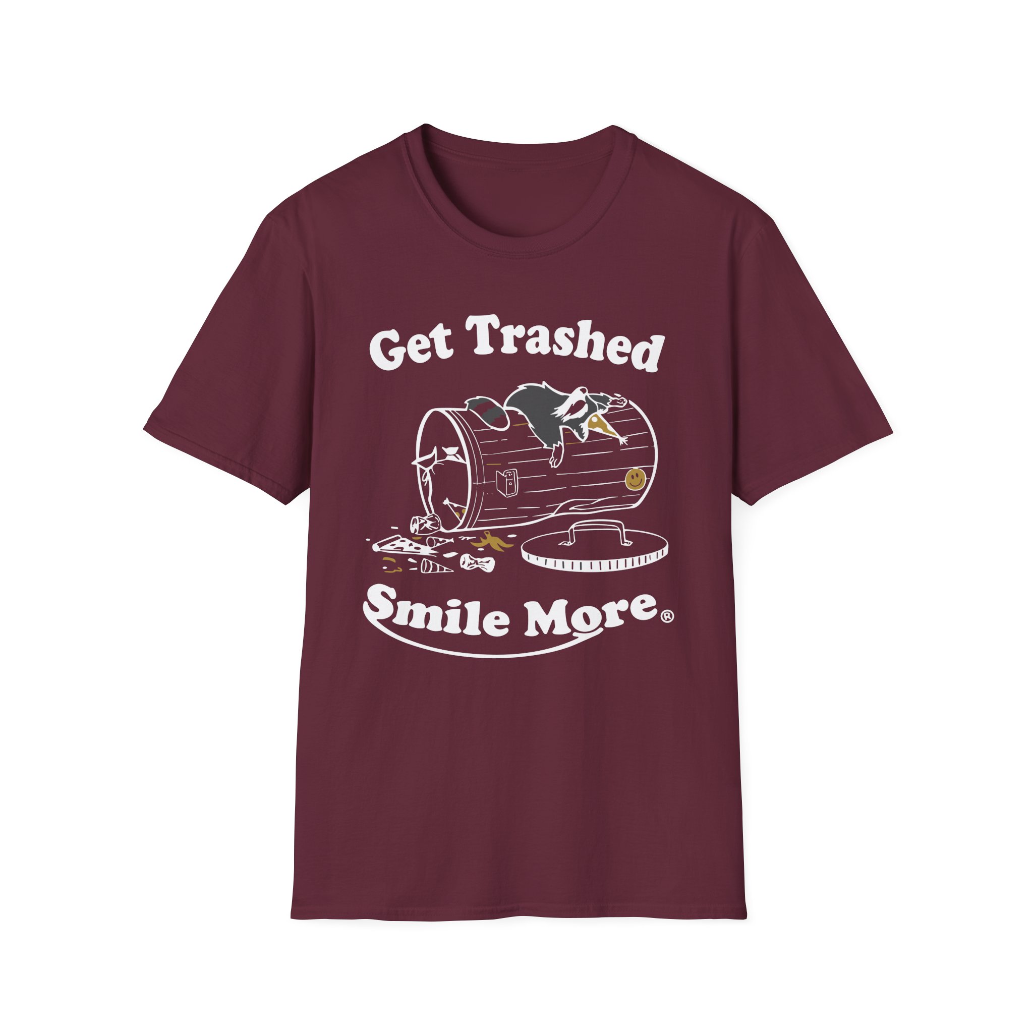 Roman Atwood Get Trashed Unisex Softstyle T-Shirt - Image 3