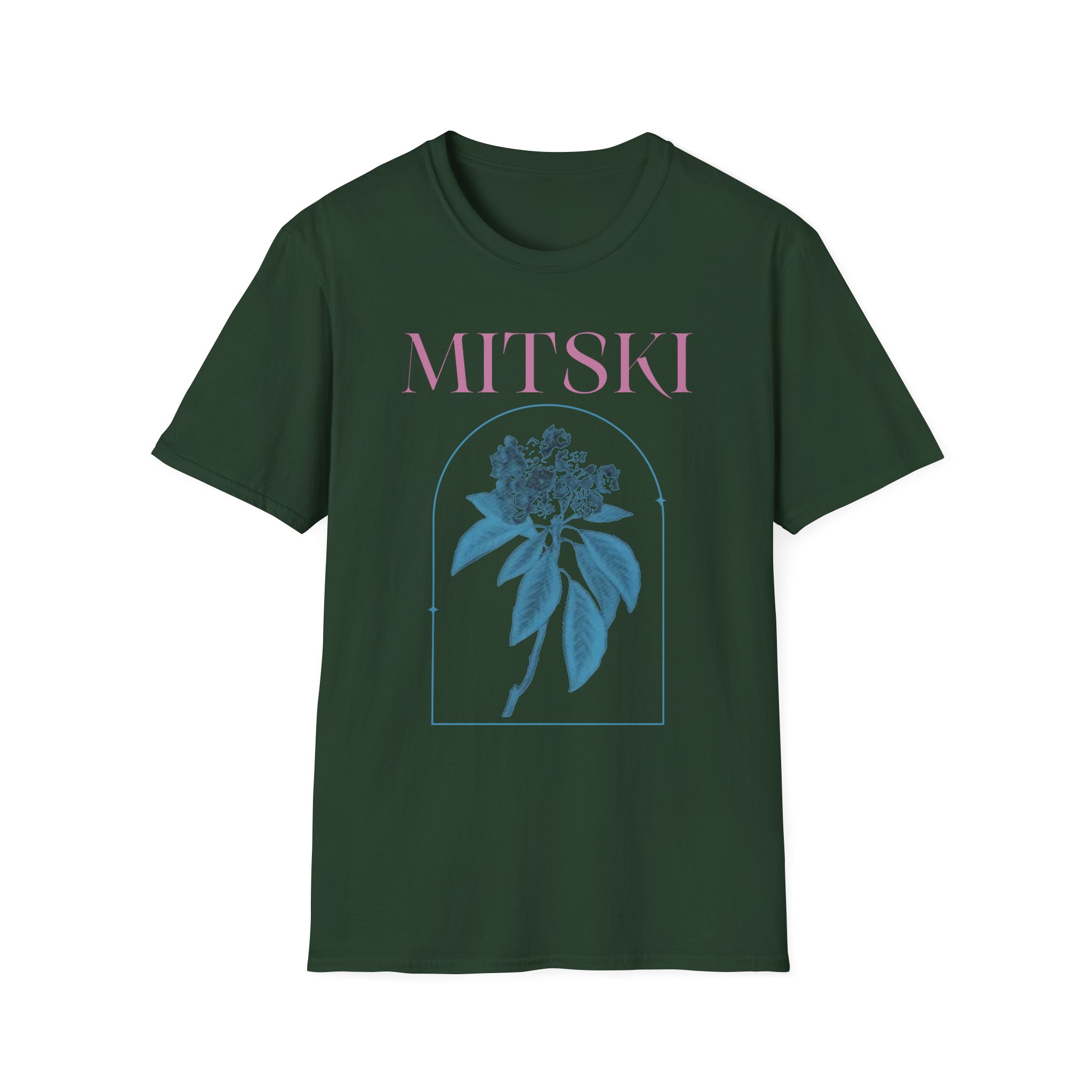 Mitski Mountain Laurel Raglan Unisex Softstyle T-Shirt - Image 5