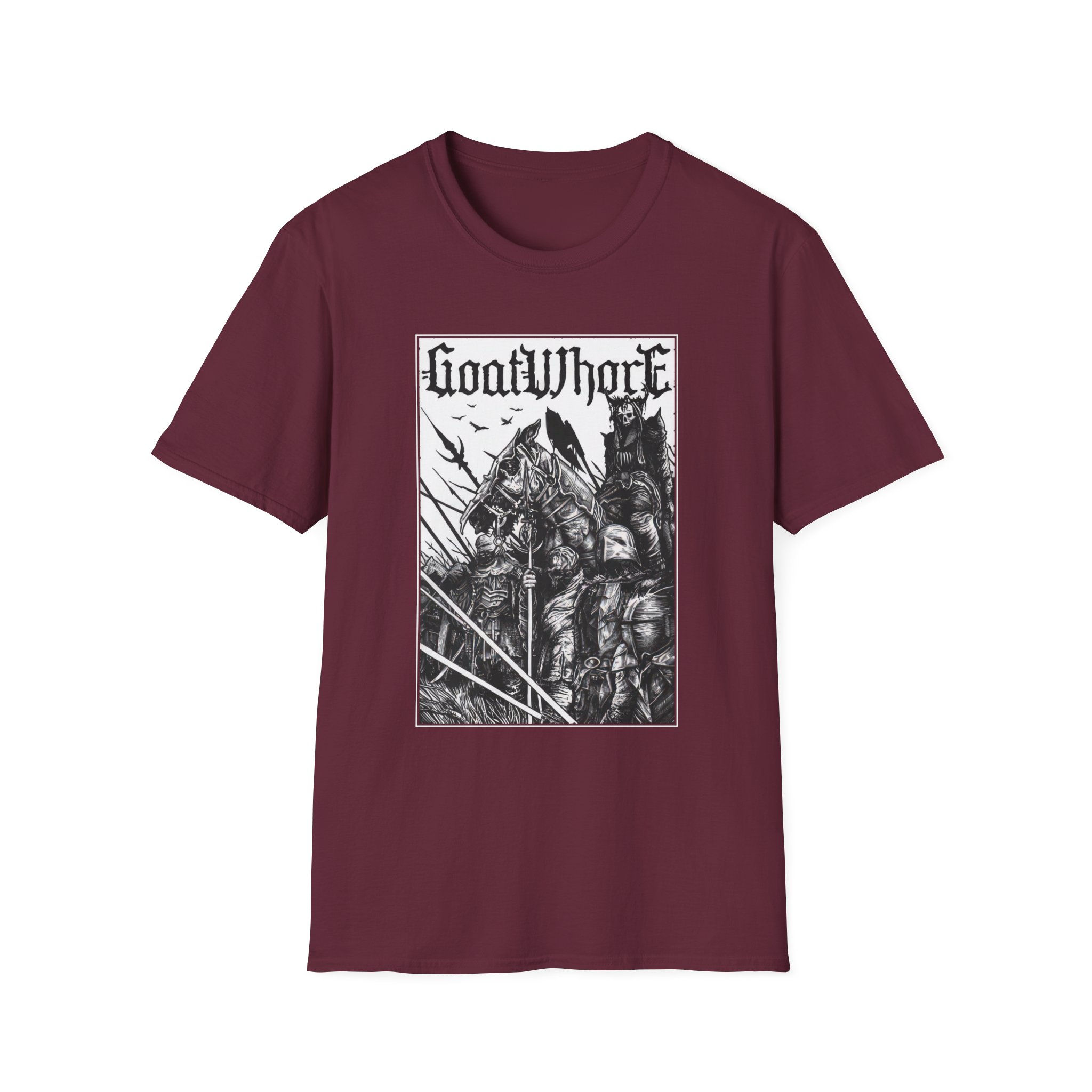 Goatwhore no Mercy Unisex Softstyle T-Shirt - Image 3