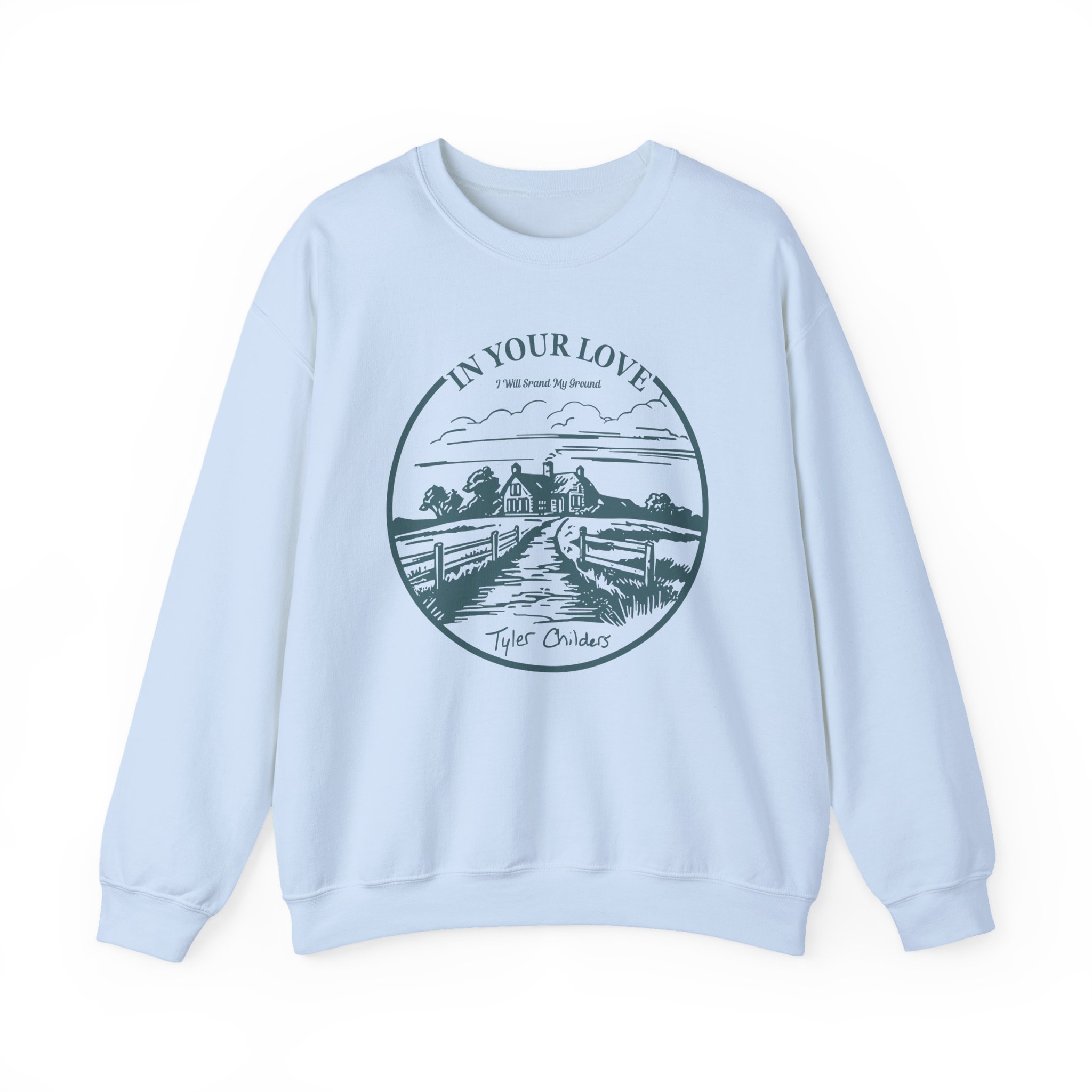 Tyler Childers in Your Love Unisex Heavy Blend™ Crewneck Sweatshirt - Image 7