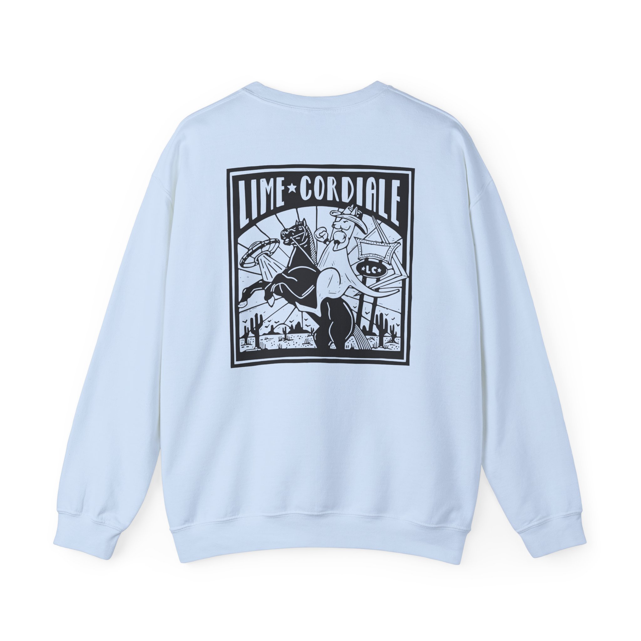 Lime Cordiale Unisex Heavy Blend™ Crewneck Sweatshirt - Image 12