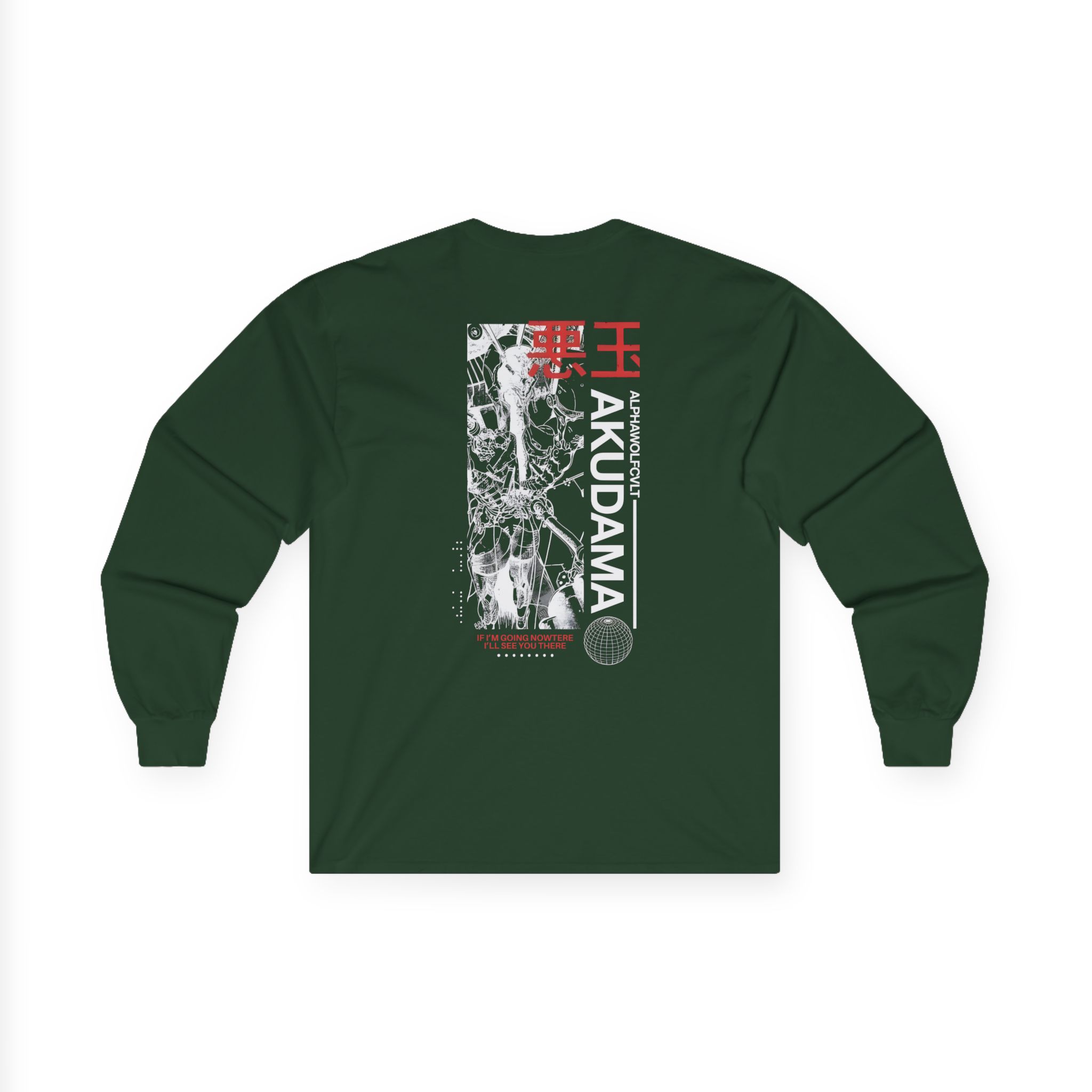 Alpha Wolf Akudama Unisex Ultra Cotton Long Sleeve Tee - Image 6