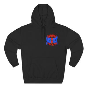 Alpha Wolf Sucks 2 Suck Three-Panel Fleece Hoodie