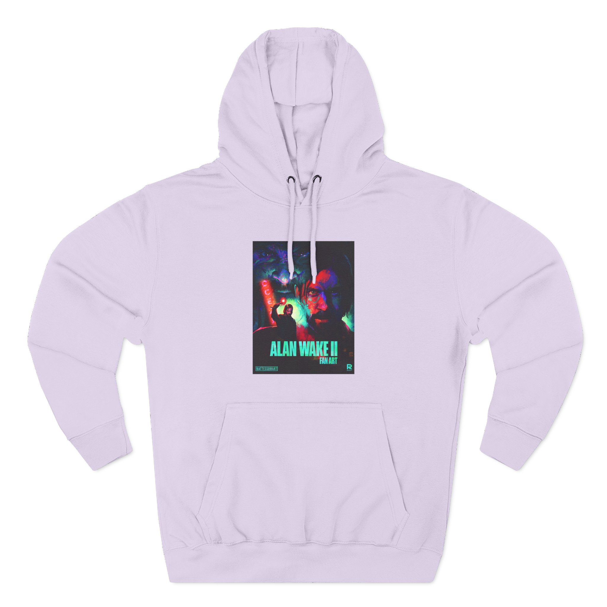 Alan Wake Fan Art Three-Panel Fleece Hoodie - Image 23