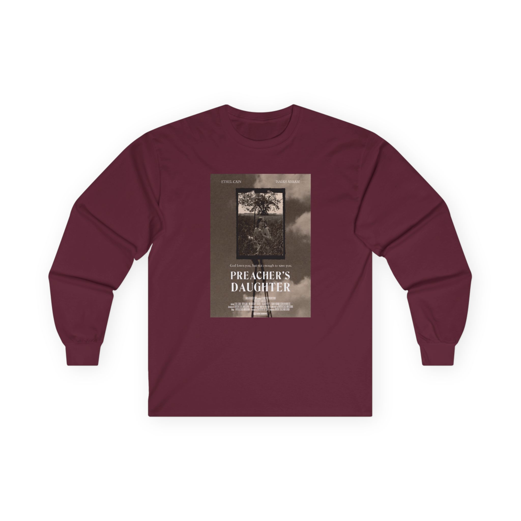 Ethel Cain Preacher's Daughter Movie Poster Unisex Ultra Cotton Long Sleeve Tee - Image 11