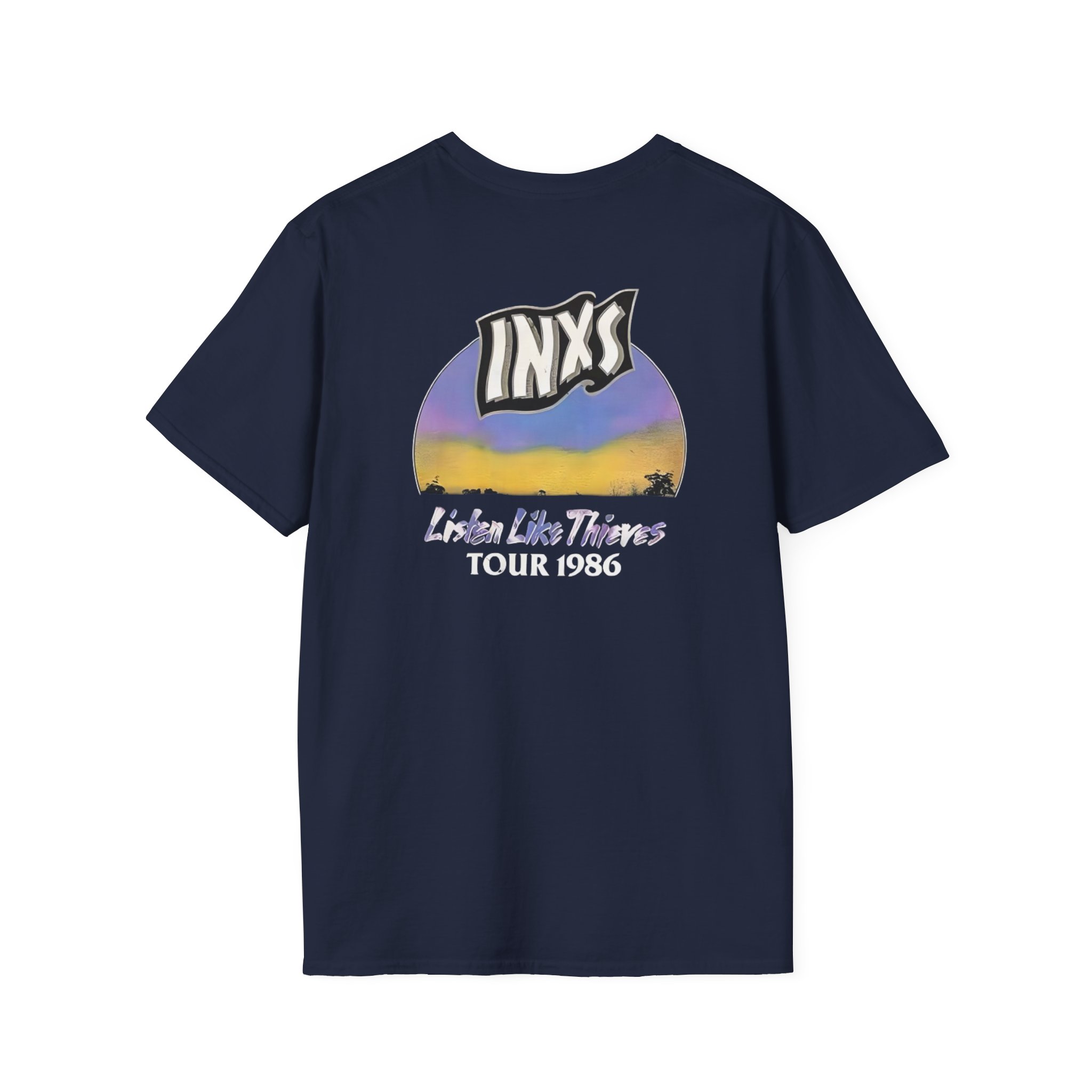 Inxs Llt Tour Unisex Softstyle T-Shirt - Image 6