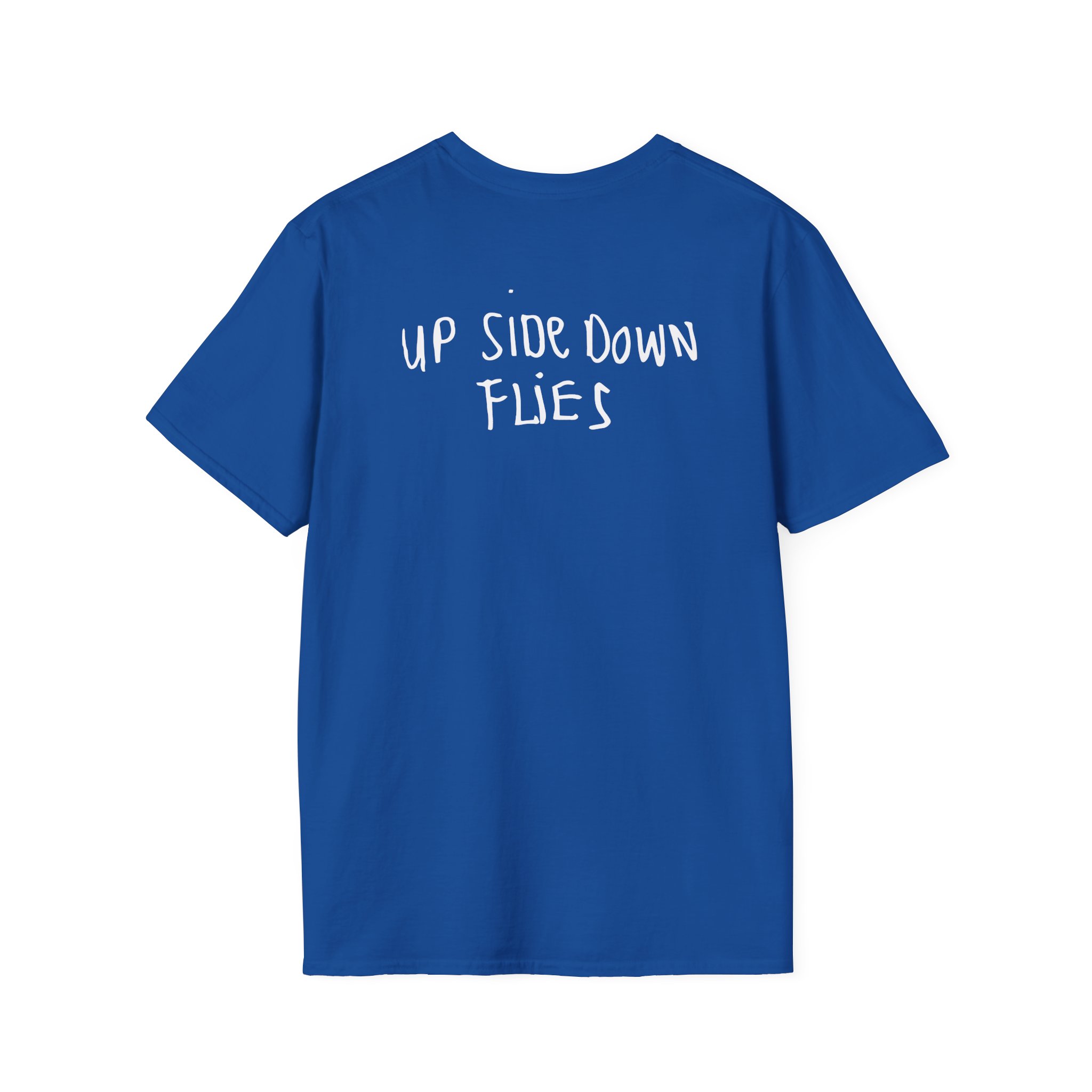 Carl Barron Upside Down Flies Unisex Softstyle T-Shirt - Image 14