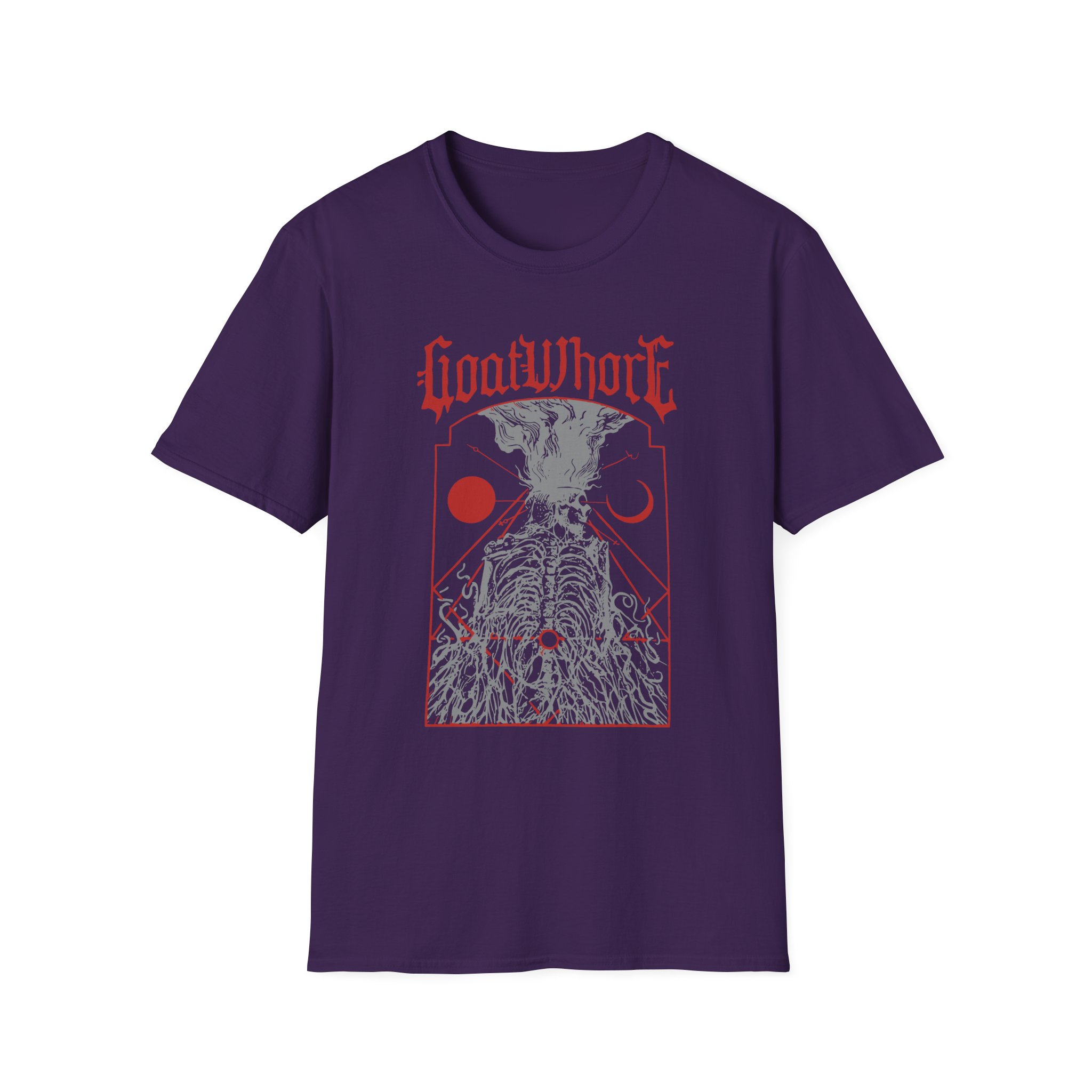 Goatwhore Red Fire Unisex Softstyle T-Shirt - Image 9