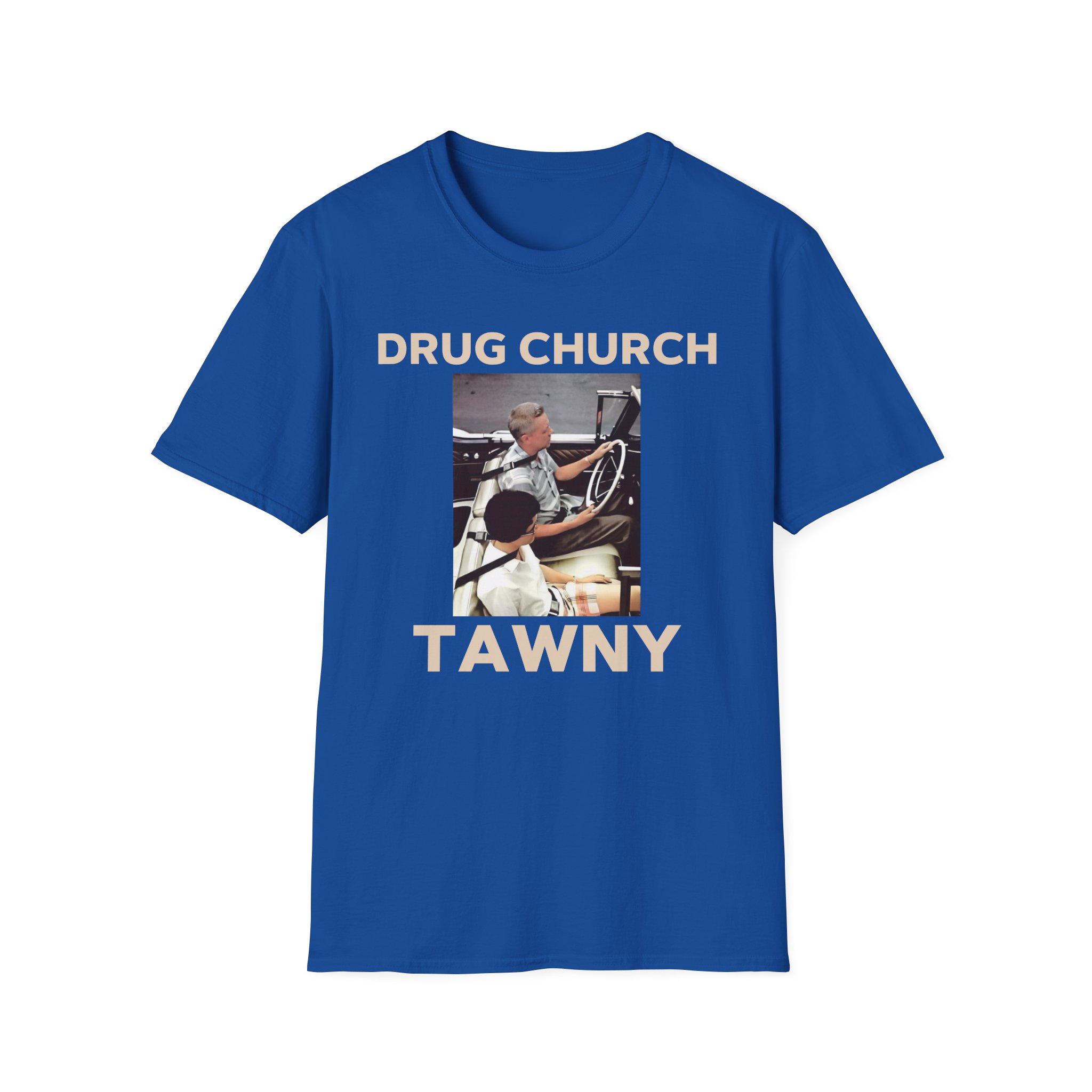 Drug Church Tawny Unisex Softstyle T-Shirt - Image 11