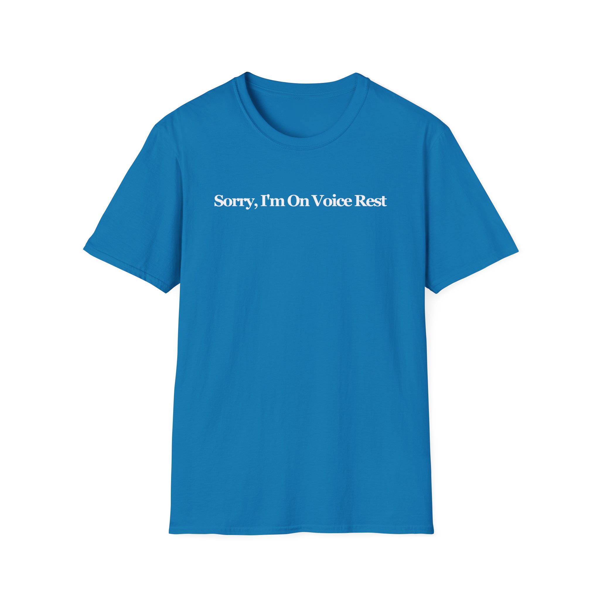 Giggly Squad Sorry I'm on Voice Rest Unisex Softstyle T-Shirt - Image 9