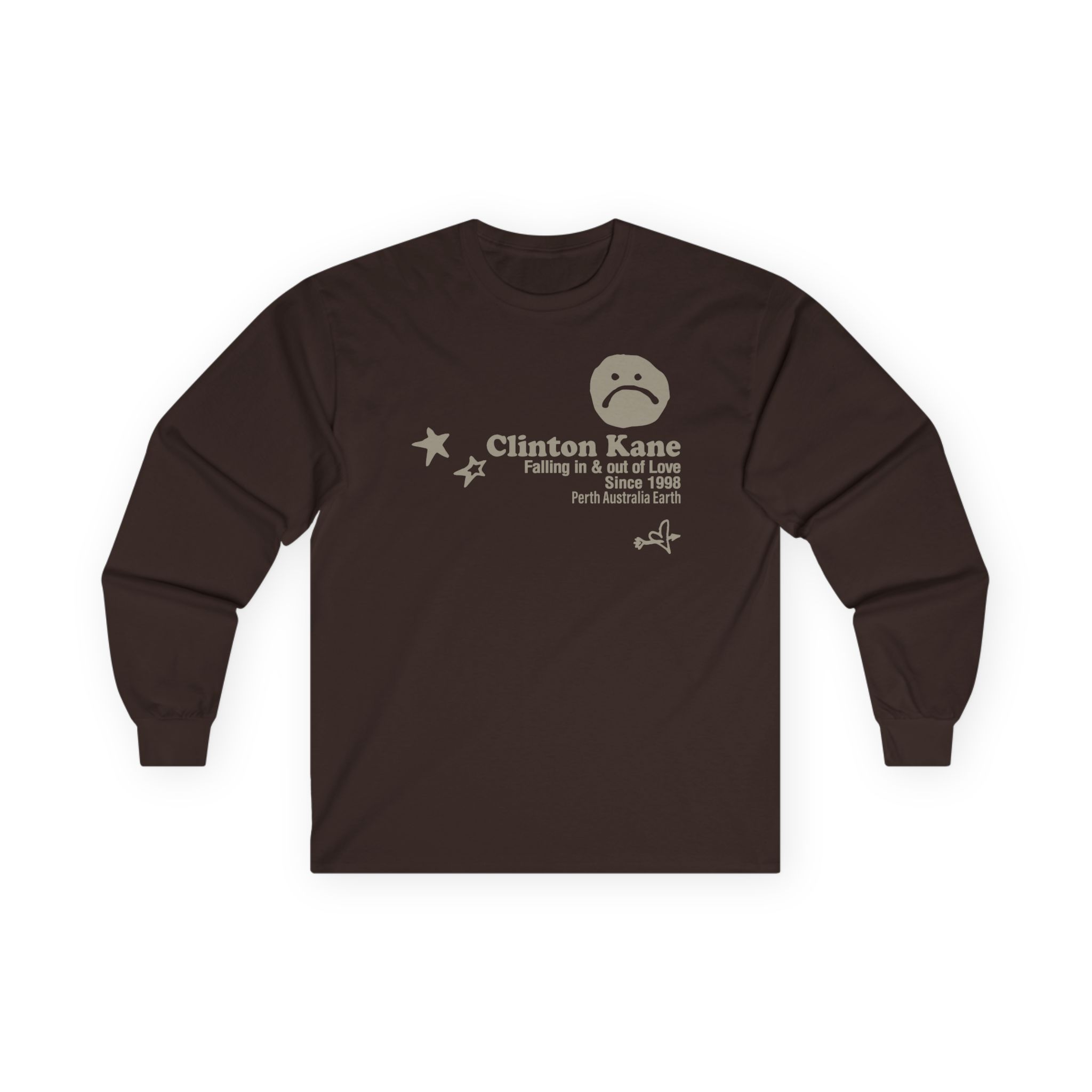 Clinton Kane Falling in & Out of Love Since 1998 Tour Unisex Ultra Cotton Long Sleeve Tee - Image 3