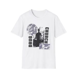 Drug Church Pat Stand Unisex Softstyle T-Shirt