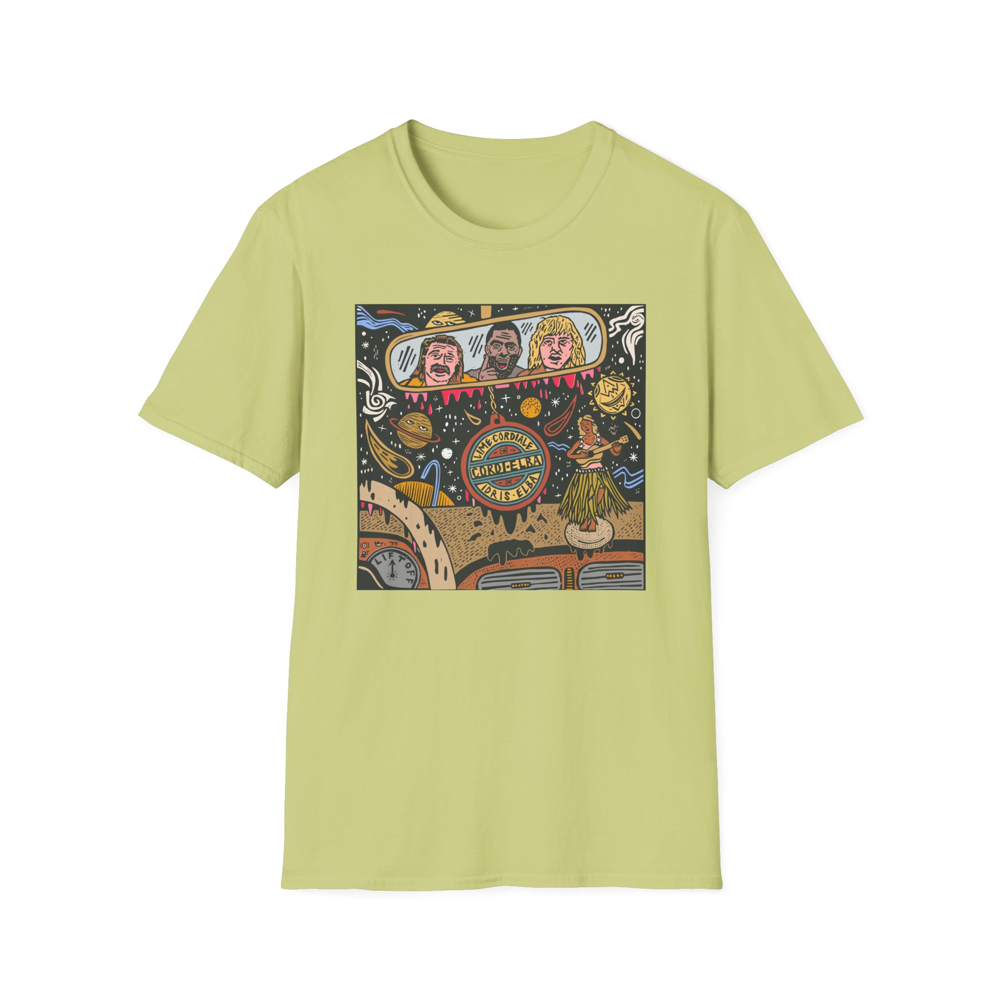 Lime Cordiale Cordi Elba Unisex Softstyle T-Shirt - Image 11