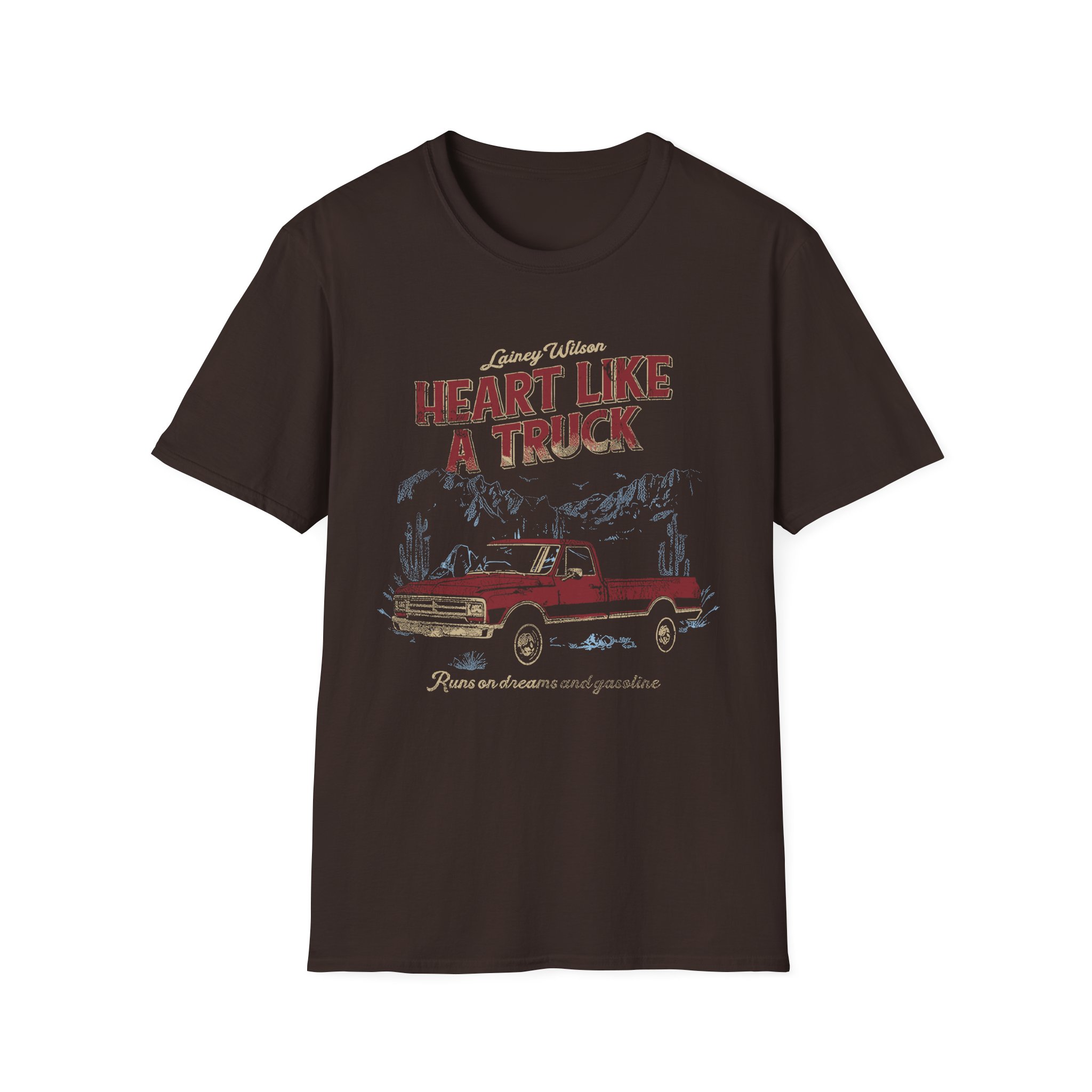 Lainey Wilson Heart Like a Truck Unisex Softstyle T-Shirt - Image 5