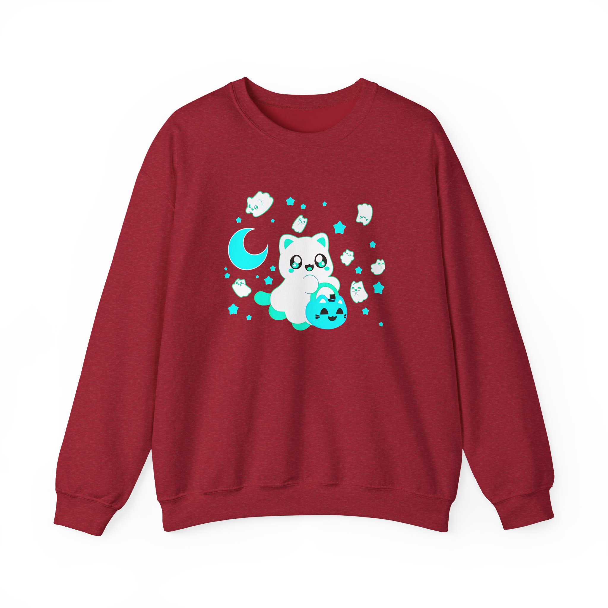 Aphmau Ghost Cat Unisex Heavy Blend™ Crewneck Sweatshirt - Image 21