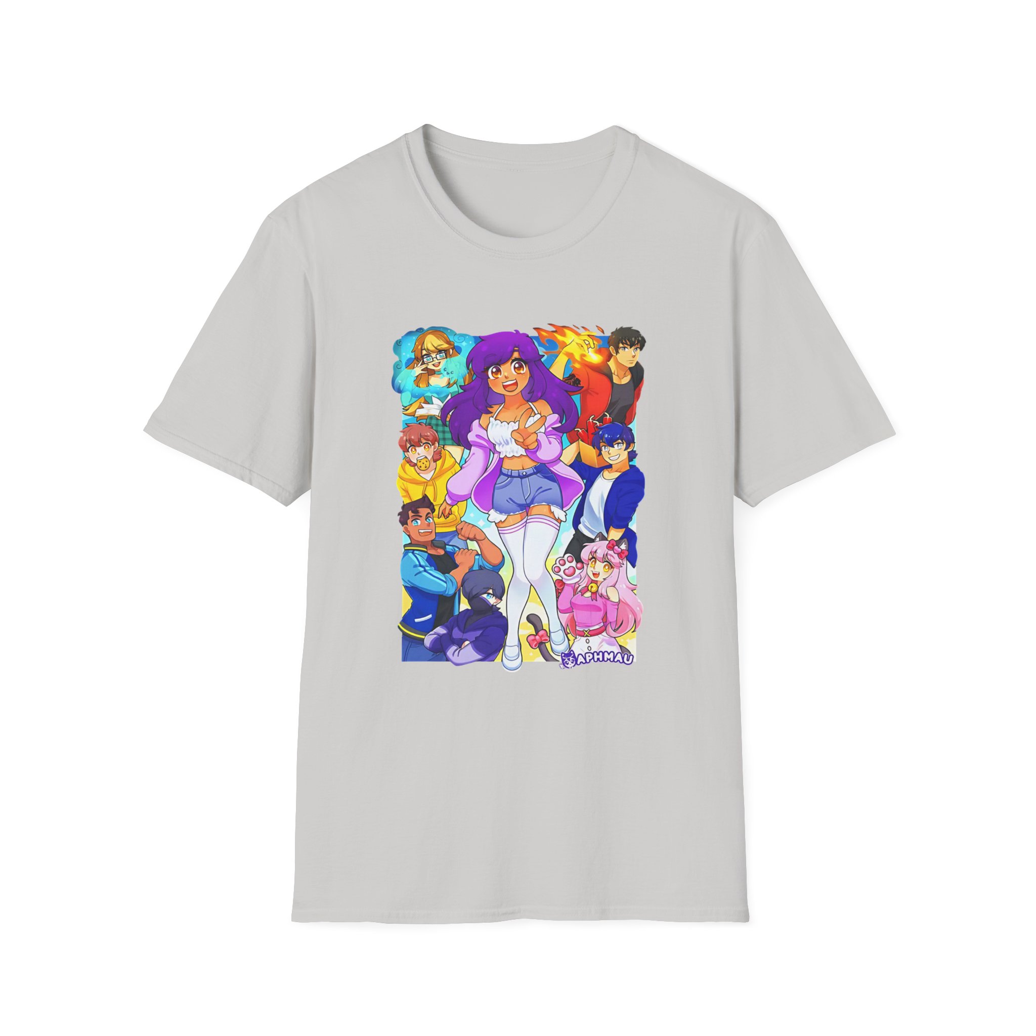Aphmau & Friends Unisex Softstyle T-Shirt - Image 7