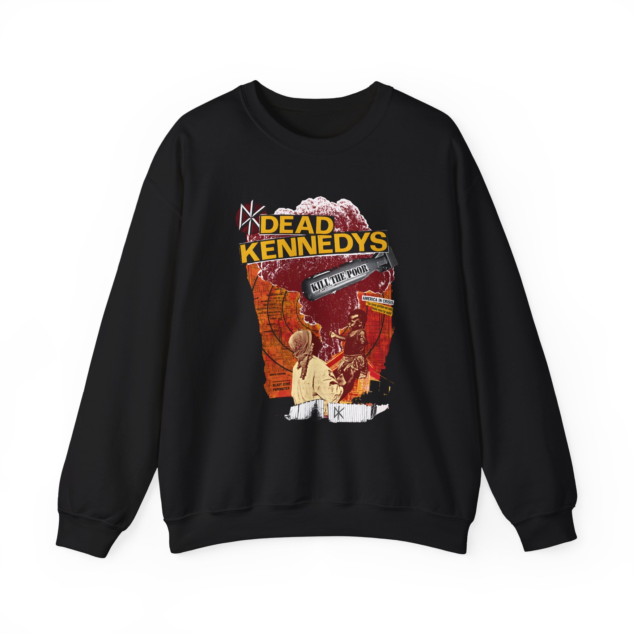Dead Kennedys California Uber Alles Unisex Heavy Blend™ Crewneck Sweatshirt - Image 3