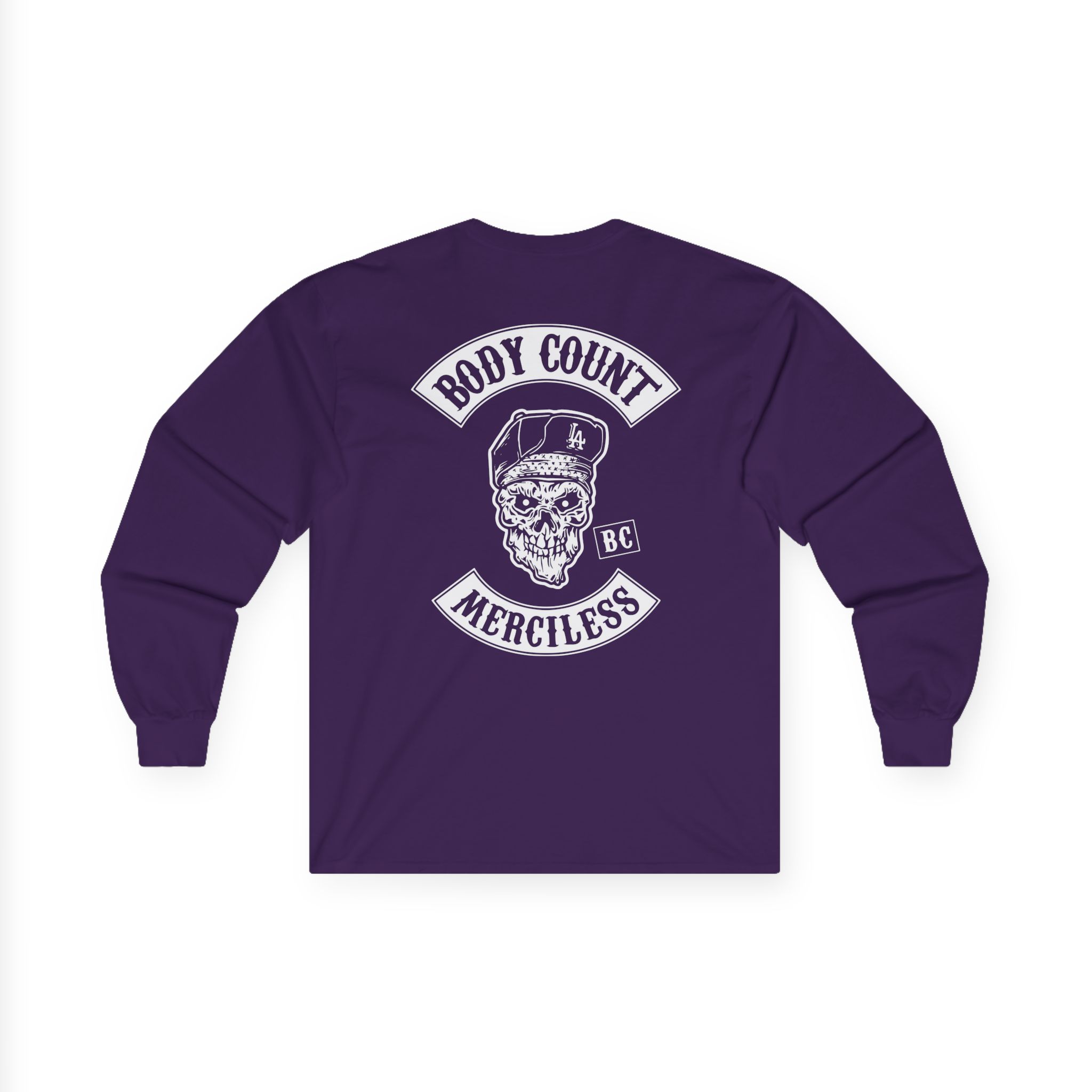 Body Count Biker Unisex Ultra Cotton Long Sleeve Tee - Image 14