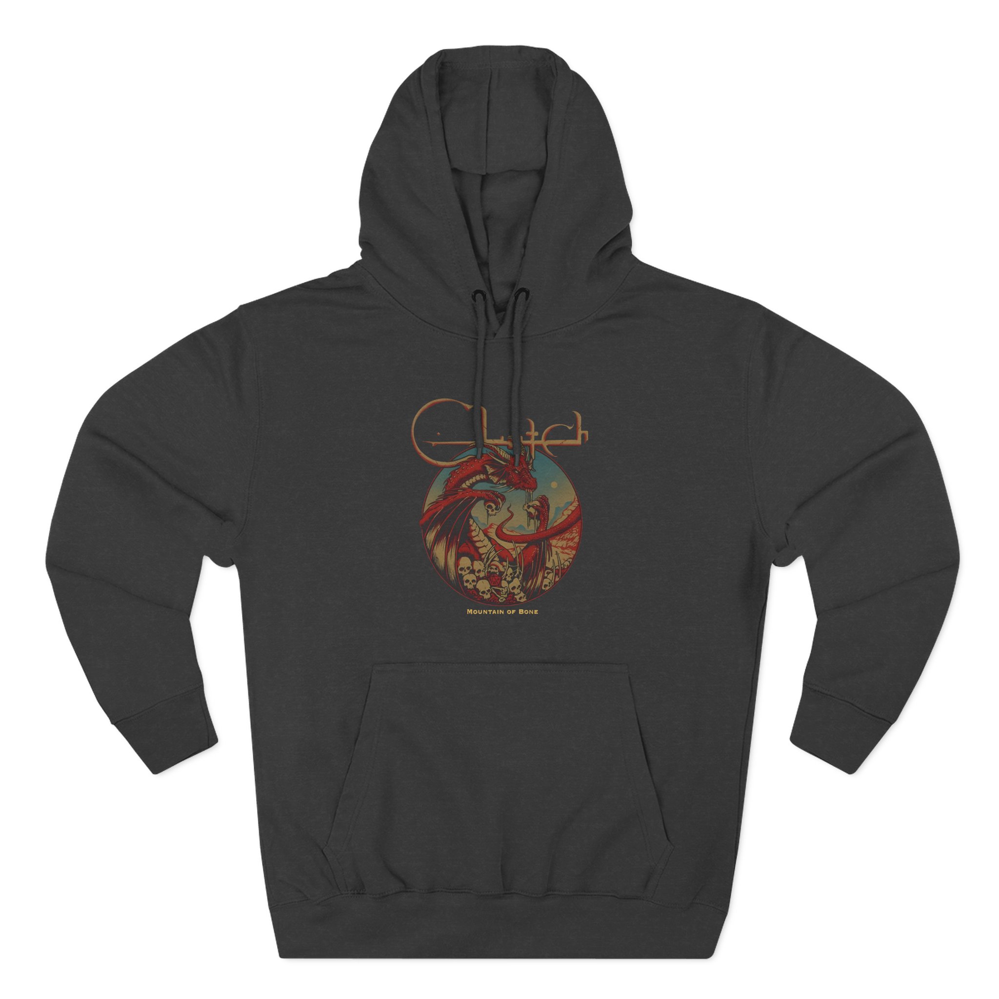Clutch Mountain Of Bone Three-Panel Fleece Hoodie - Image 5