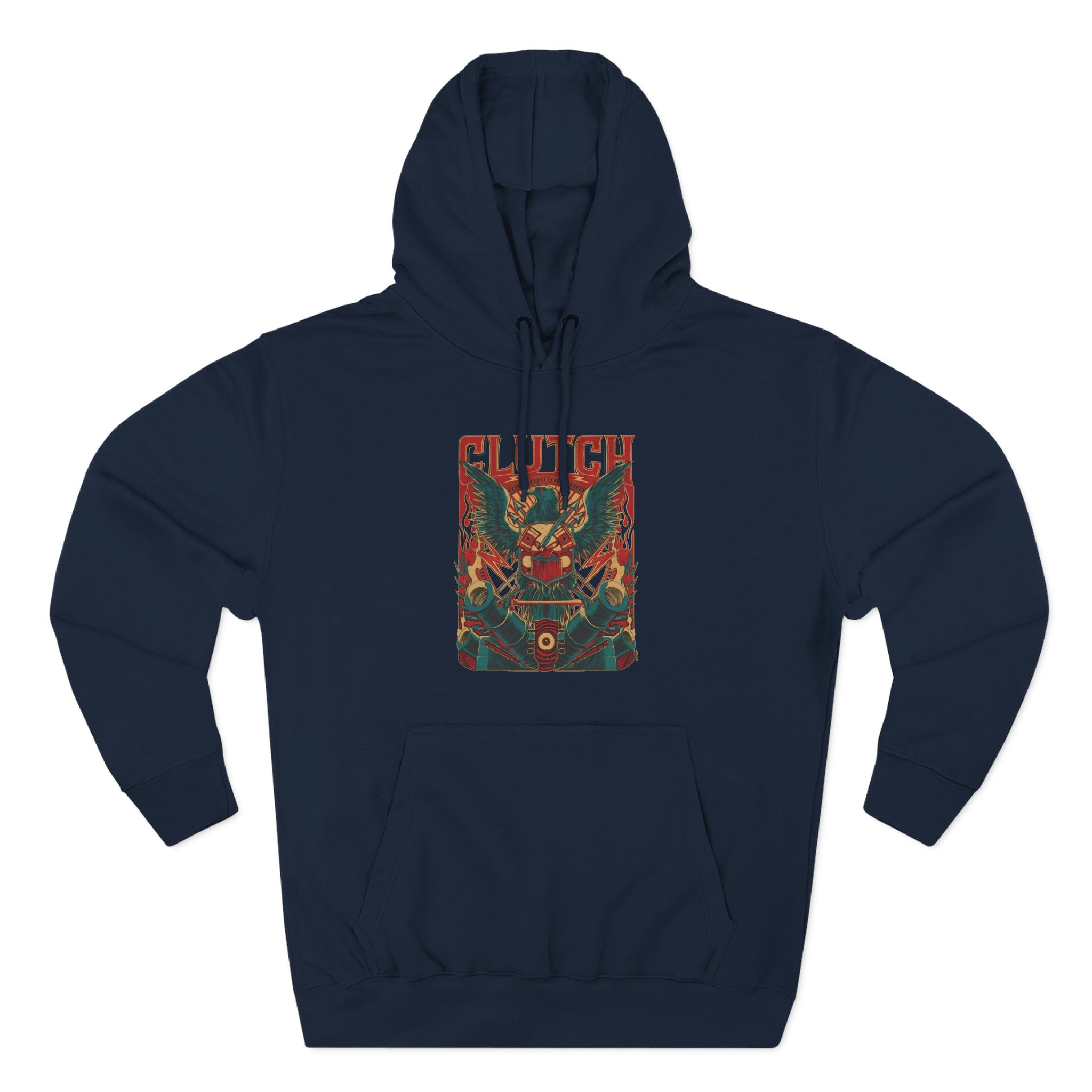 Clutch Eagle Eye Three-Panel Fleece Hoodie - Image 13