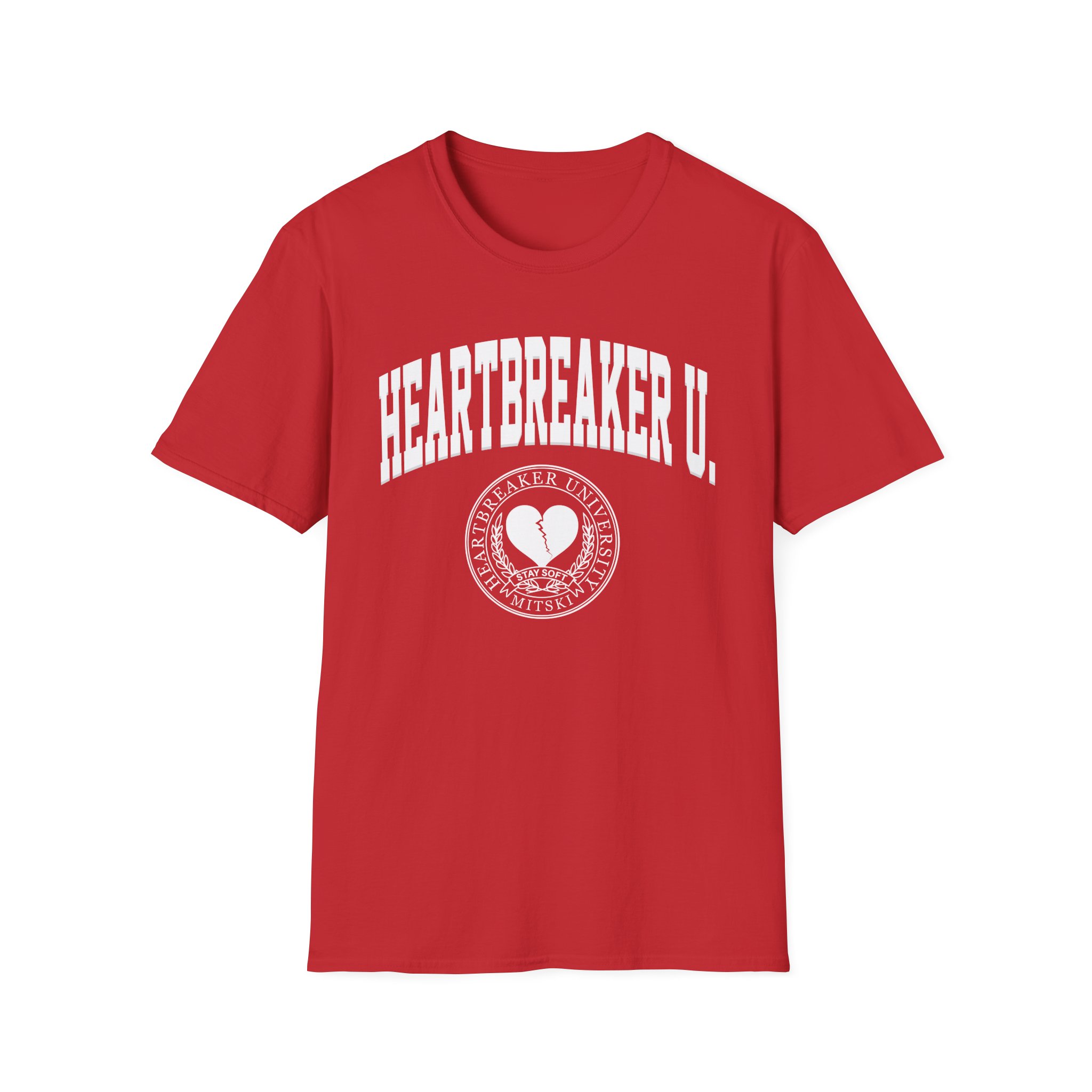 Mitski Heartbreaker University Unisex Softstyle T-Shirt - Image 27