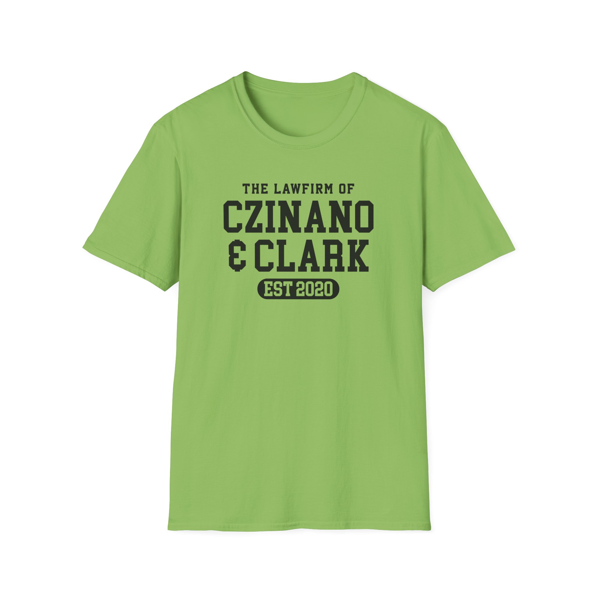 Caitlin Clark The law firm of Czinano & Clark Unisex Softstyle T-Shirt - Image 11