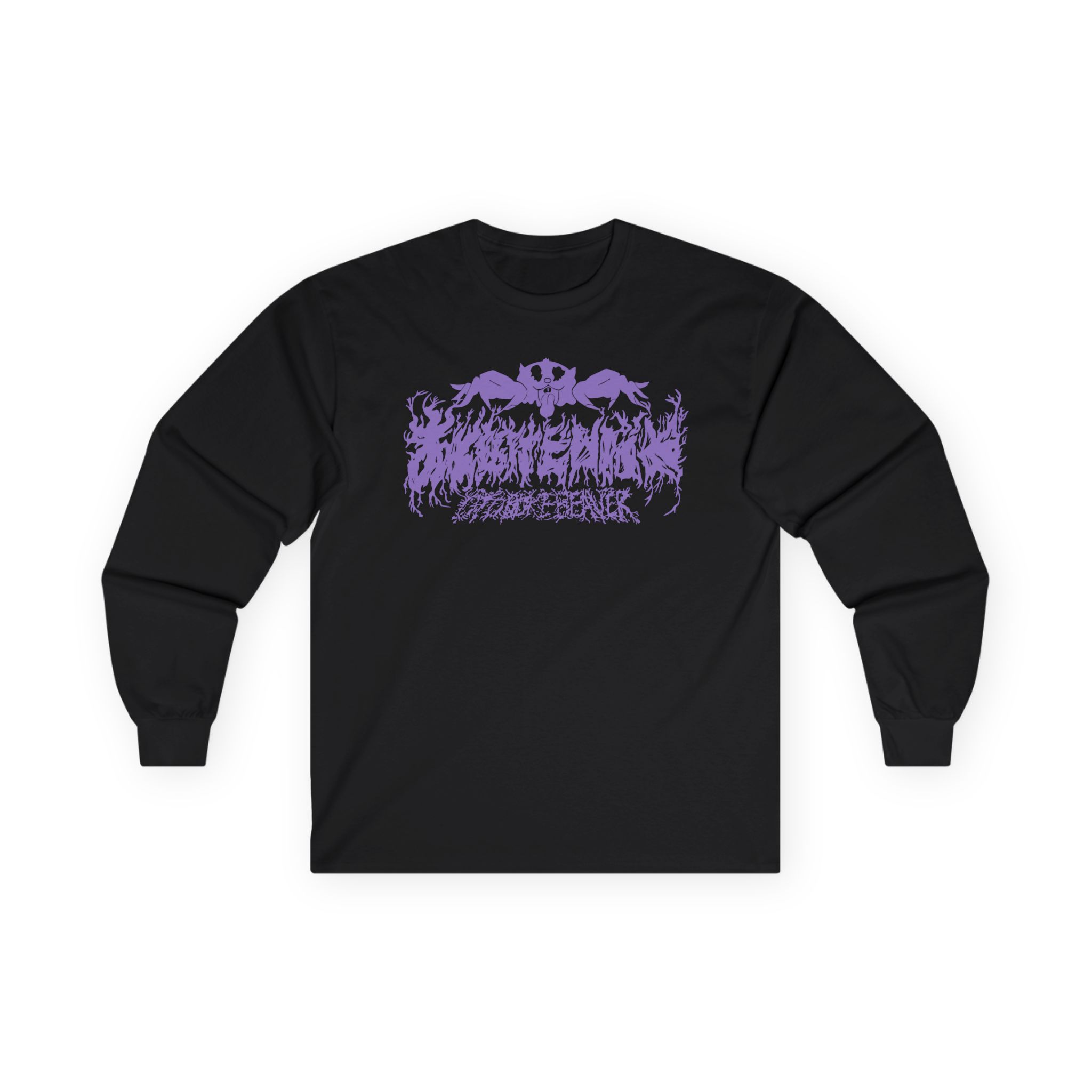 Otoboke Beaver Metal Beaver' Logo Unisex Ultra Cotton Long Sleeve Tee