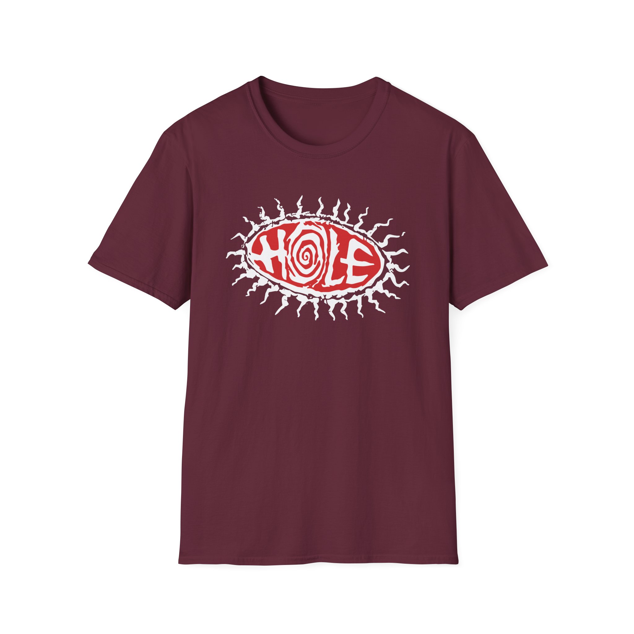 Manhead Hole Eyeball Unisex Softstyle T-Shirt - Image 3