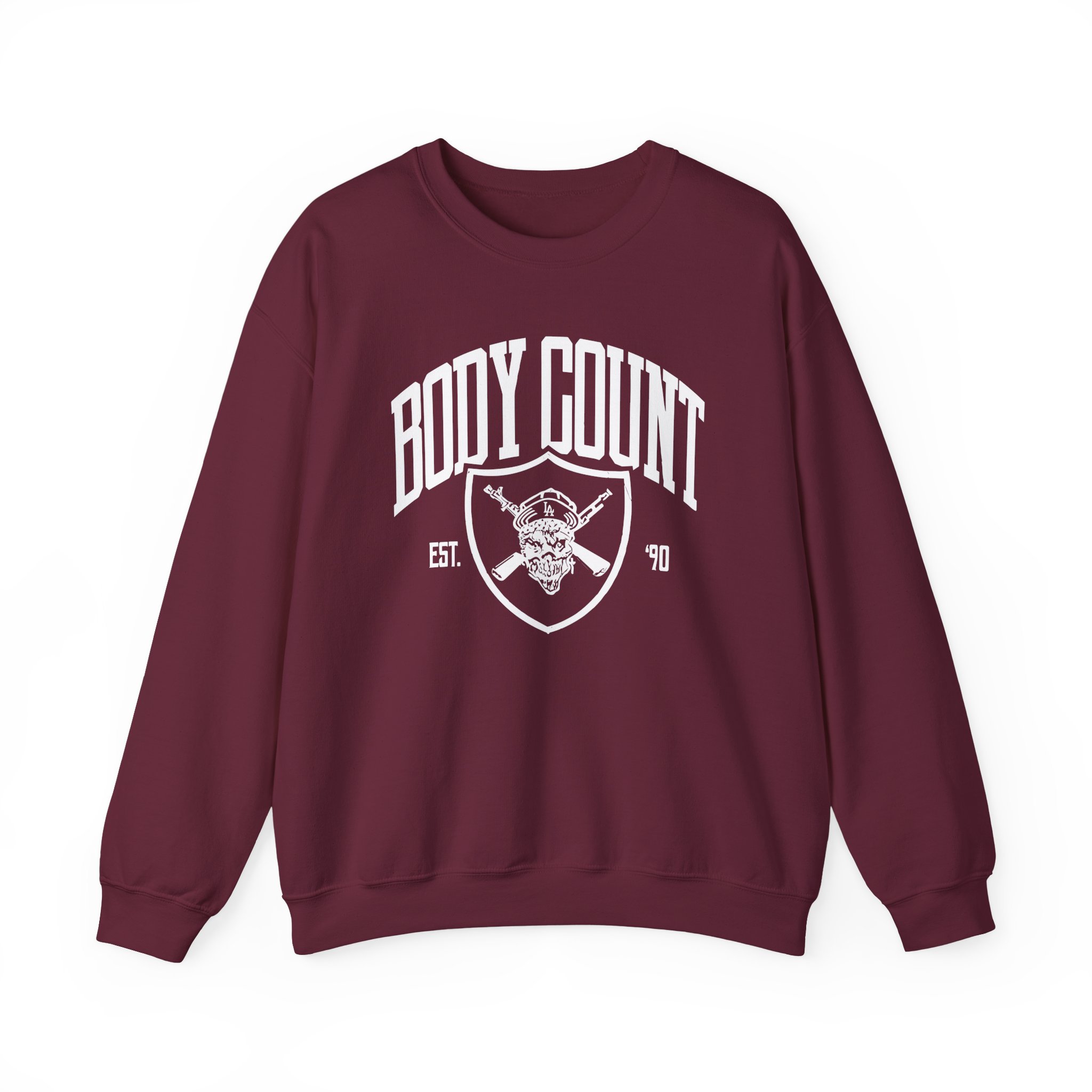 Body Count BC x LA Unisex Heavy Blend™ Crewneck Sweatshirt - Image 3