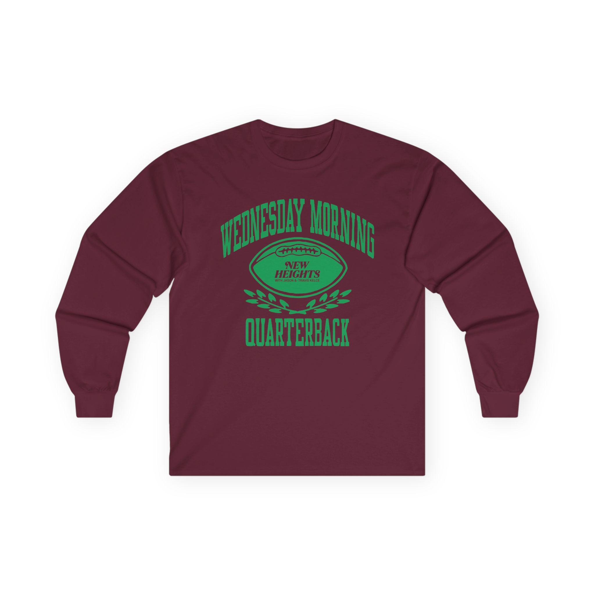 New Heights Wednesday Morning Quarterback Unisex Ultra Cotton Long Sleeve Tee - Image 9