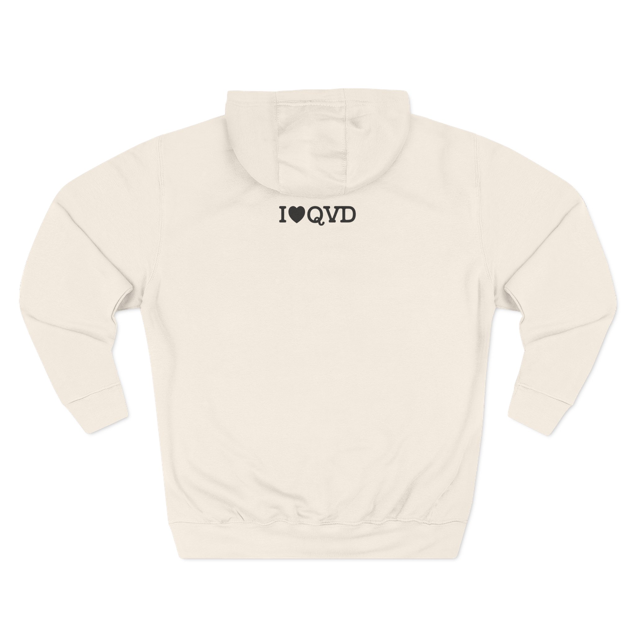 Quevedo I Love Bn Three-Panel Fleece Hoodie - Image 6