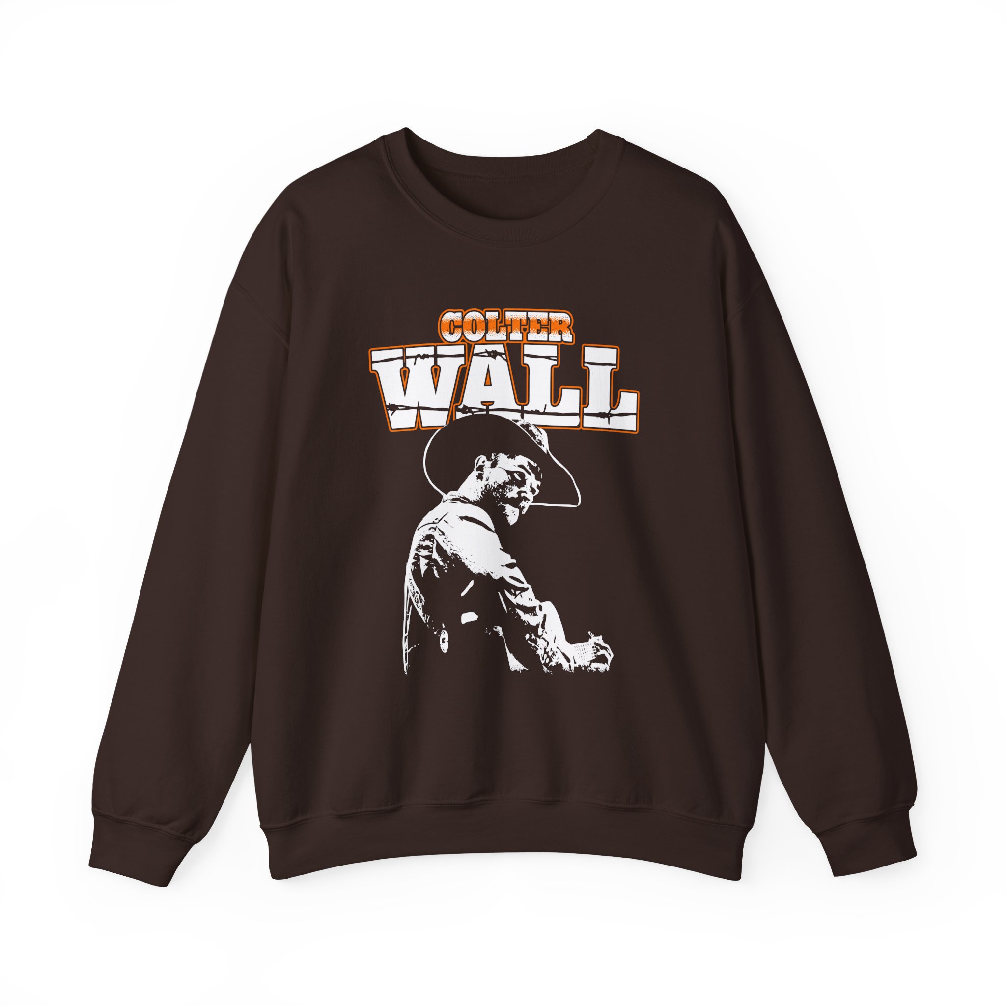 Colter Wall Barbed Wire Unisex Heavy Blend™ Crewneck Sweatshirt - Image 3