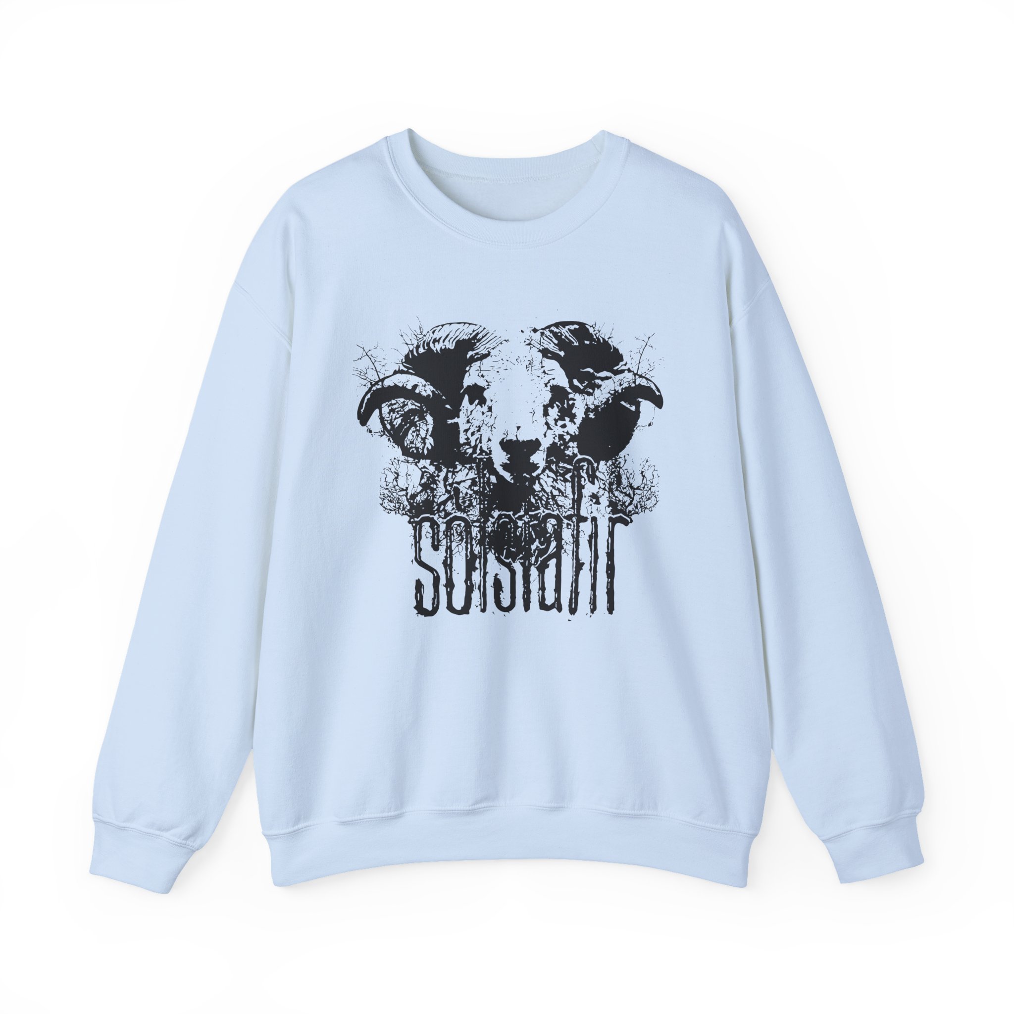 Solstafir Ram Olive Unisex Heavy Blend™ Crewneck Sweatshirt - Image 11