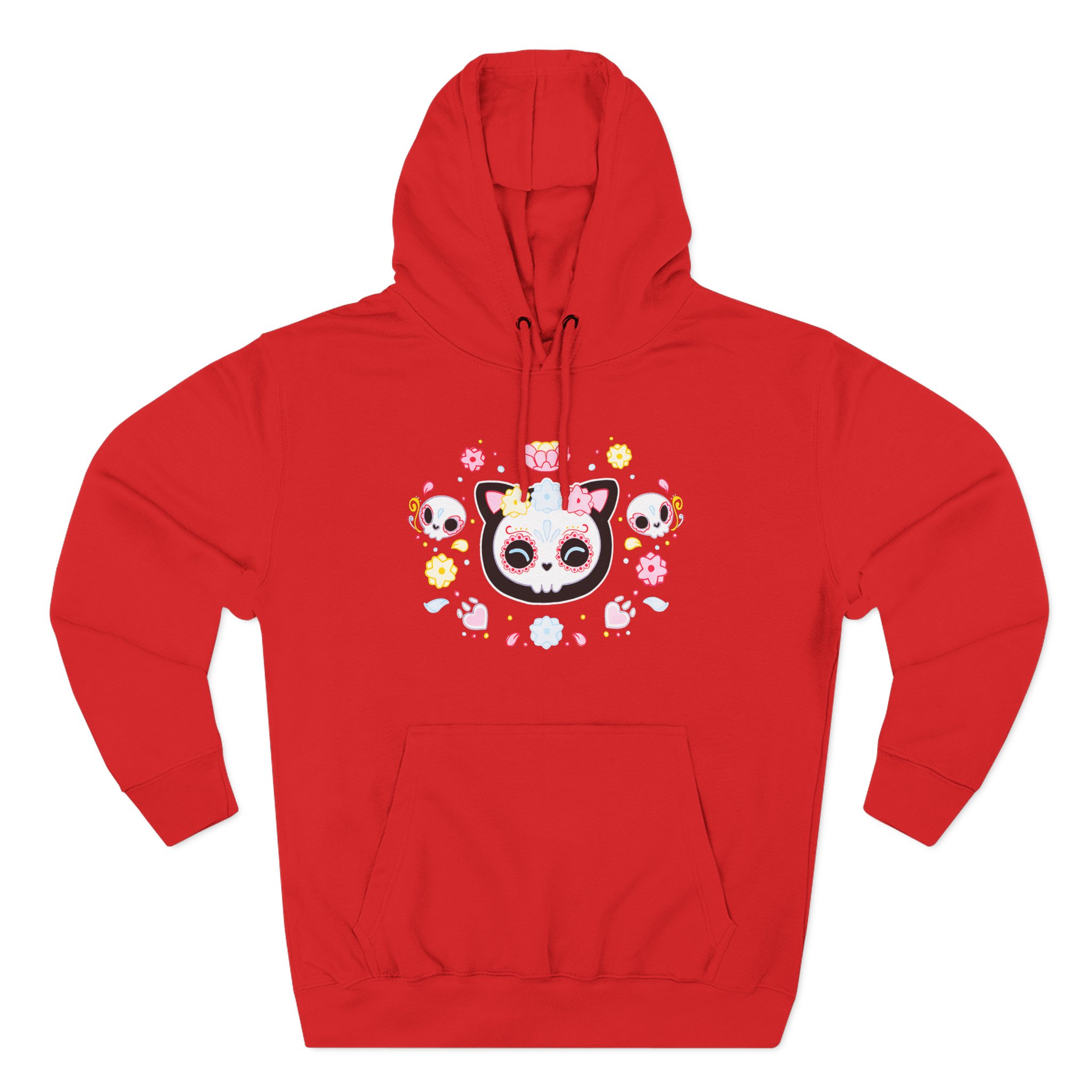 Aphmau Sugar Skull Cat Three-Panel Fleece Hoodie - Image 13