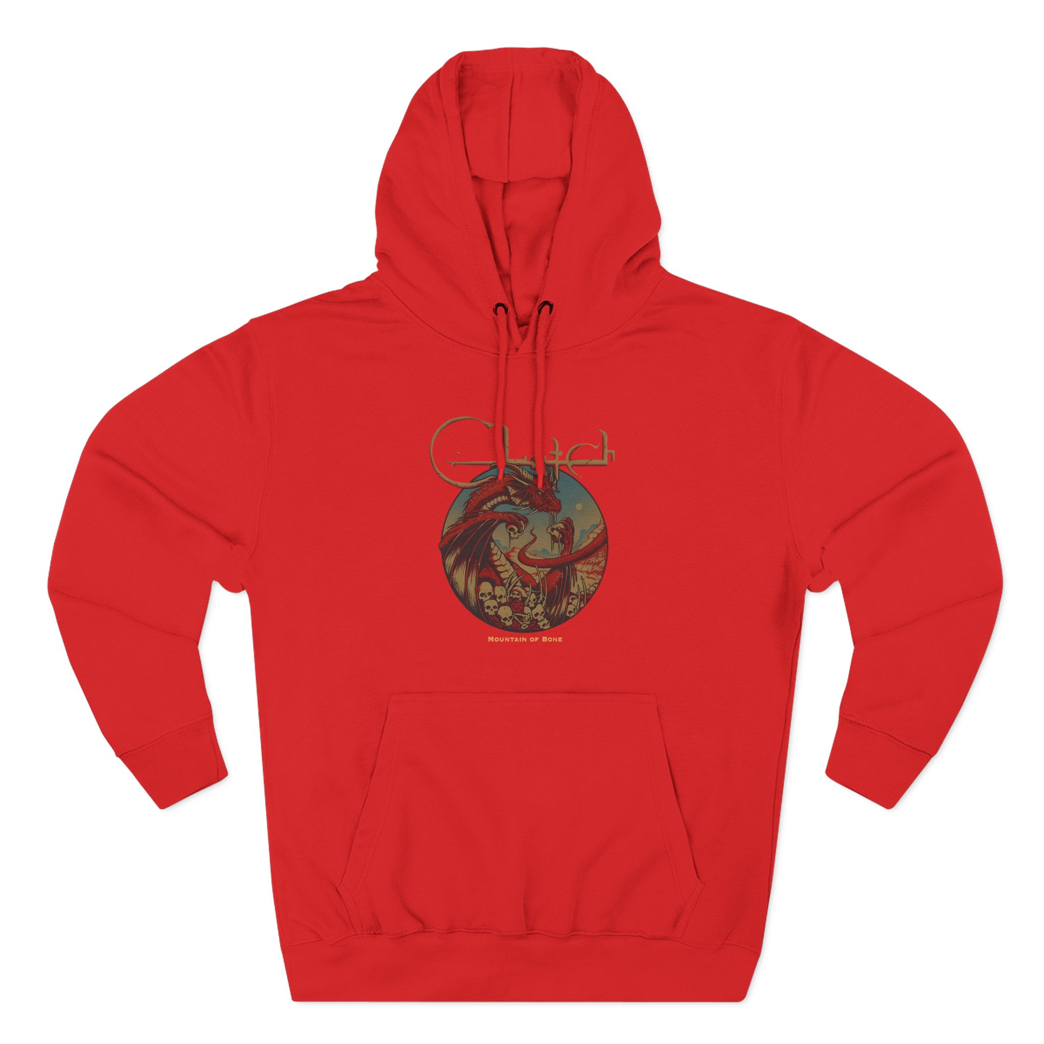 Clutch Mountain Of Bone Three-Panel Fleece Hoodie - Image 15
