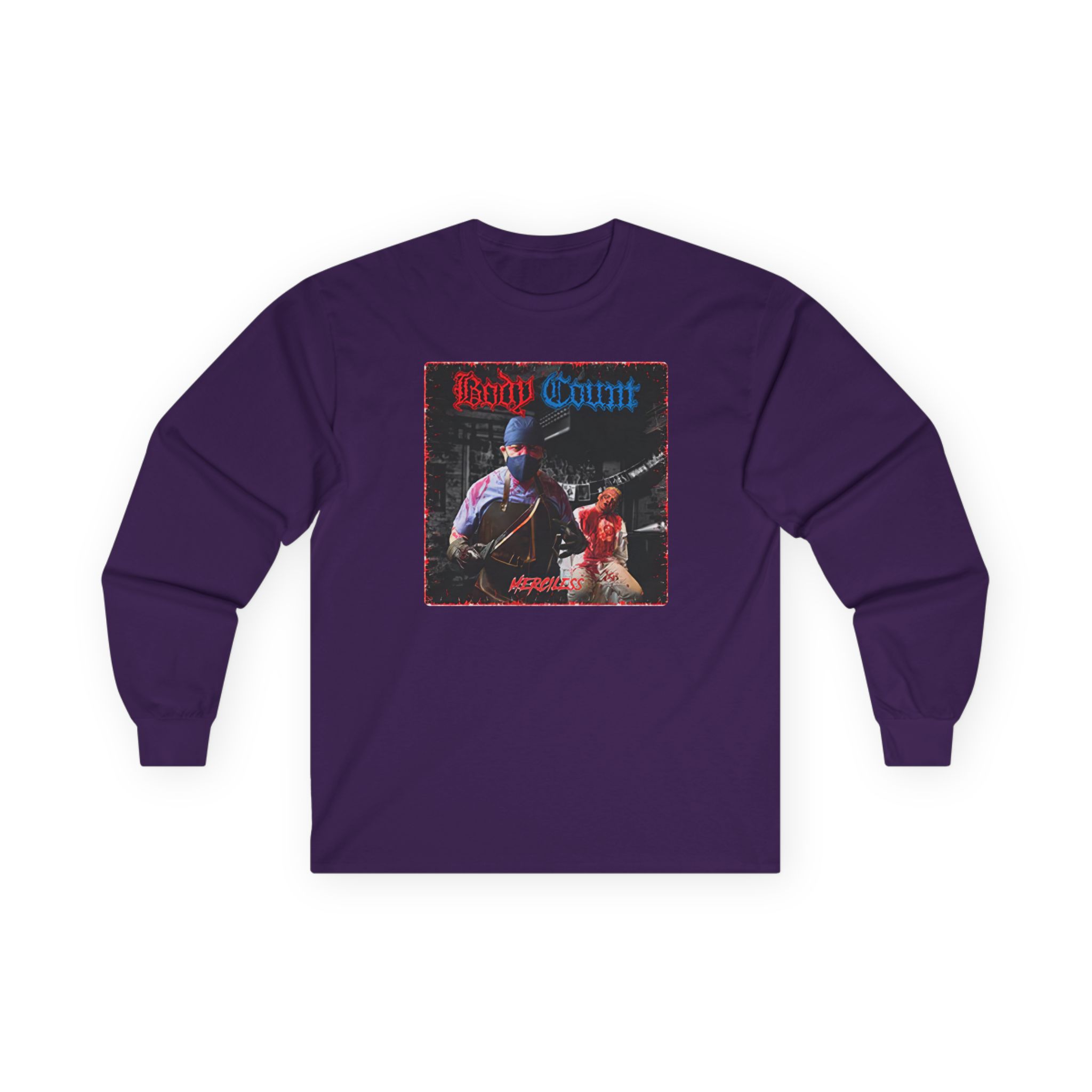 Body Count Merciless Album Unisex Ultra Cotton Long Sleeve Tee - Image 15