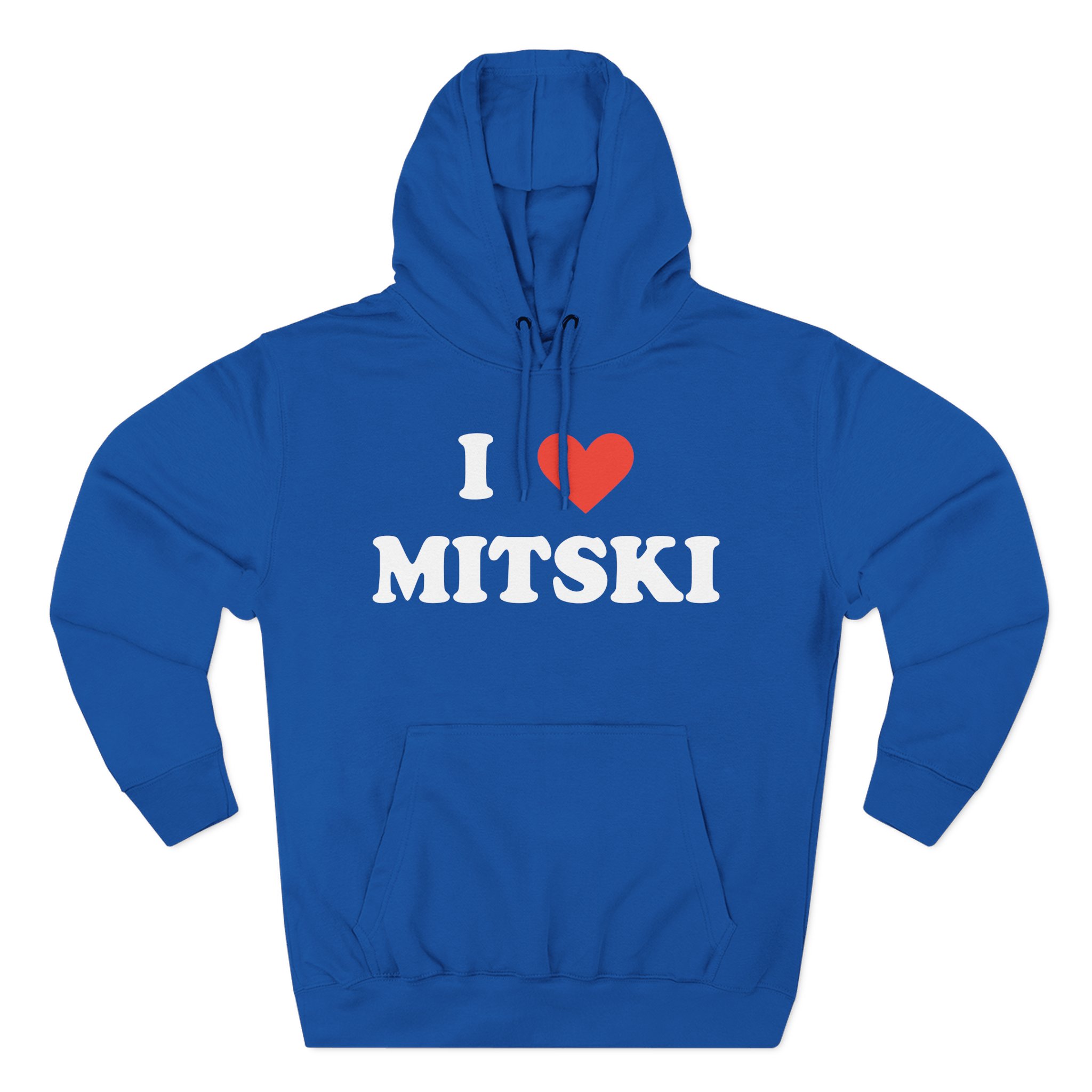 I Love Mitski Three-Panel Fleece Hoodie - Image 9