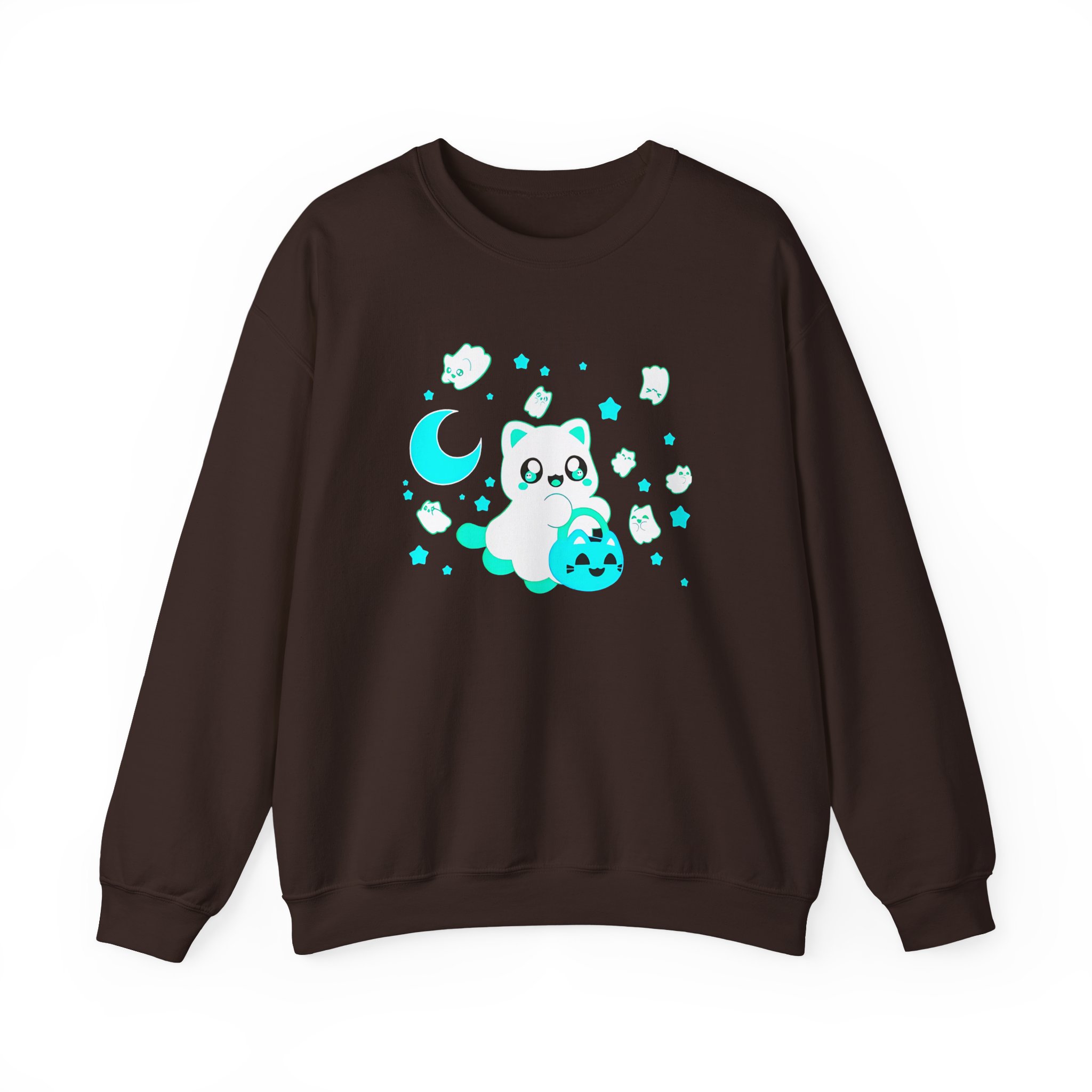 Aphmau Ghost Cat Unisex Heavy Blend™ Crewneck Sweatshirt - Image 5