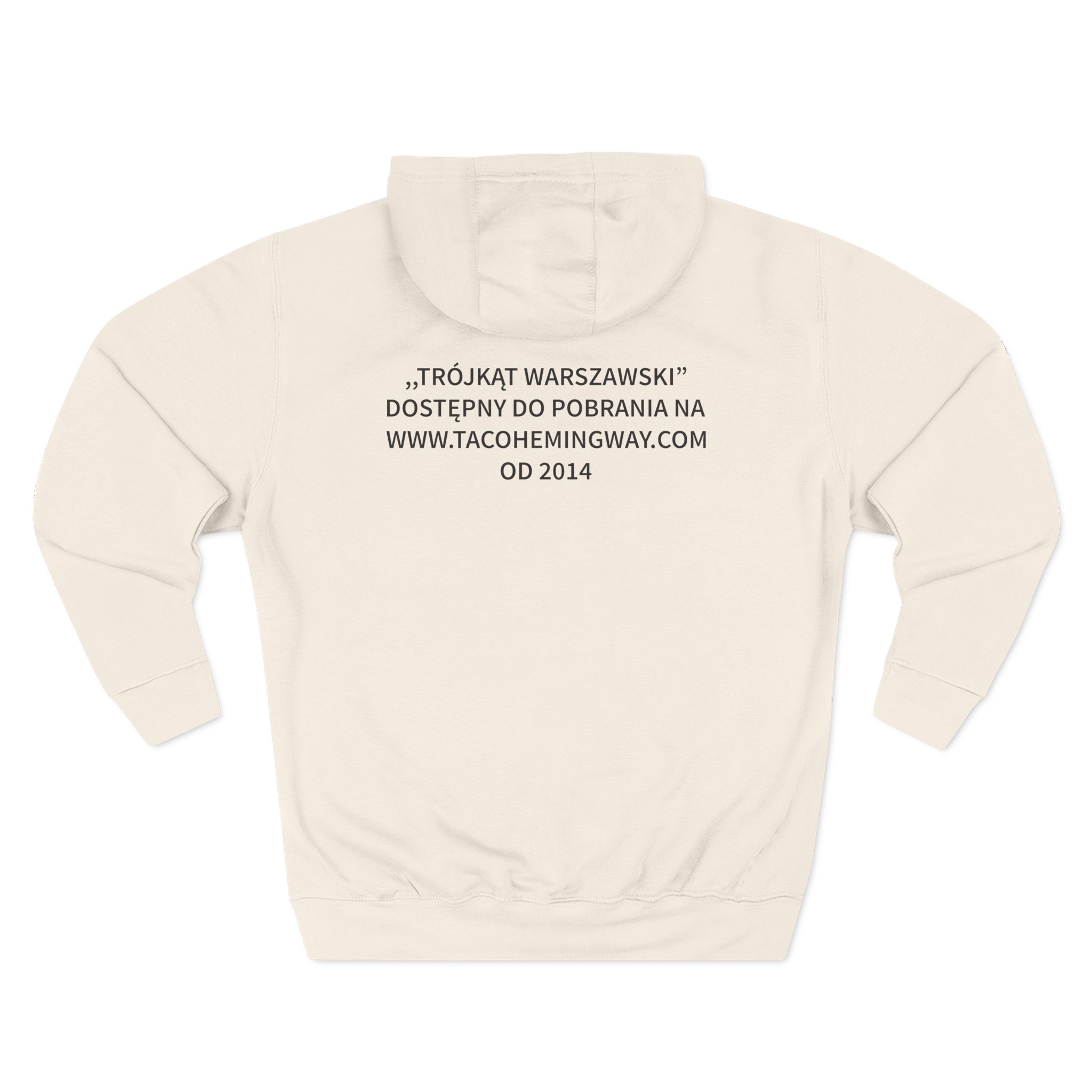 Taco Hemingway Warsaw Triangle Three-Panel Fleece Hoodie - Image 4