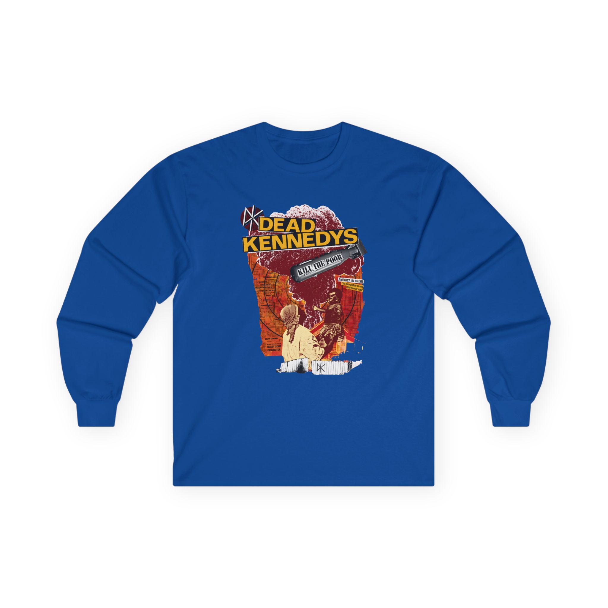 Dead Kennedys Kill the Poor Unisex Ultra Cotton Long Sleeve Tee - Image 5