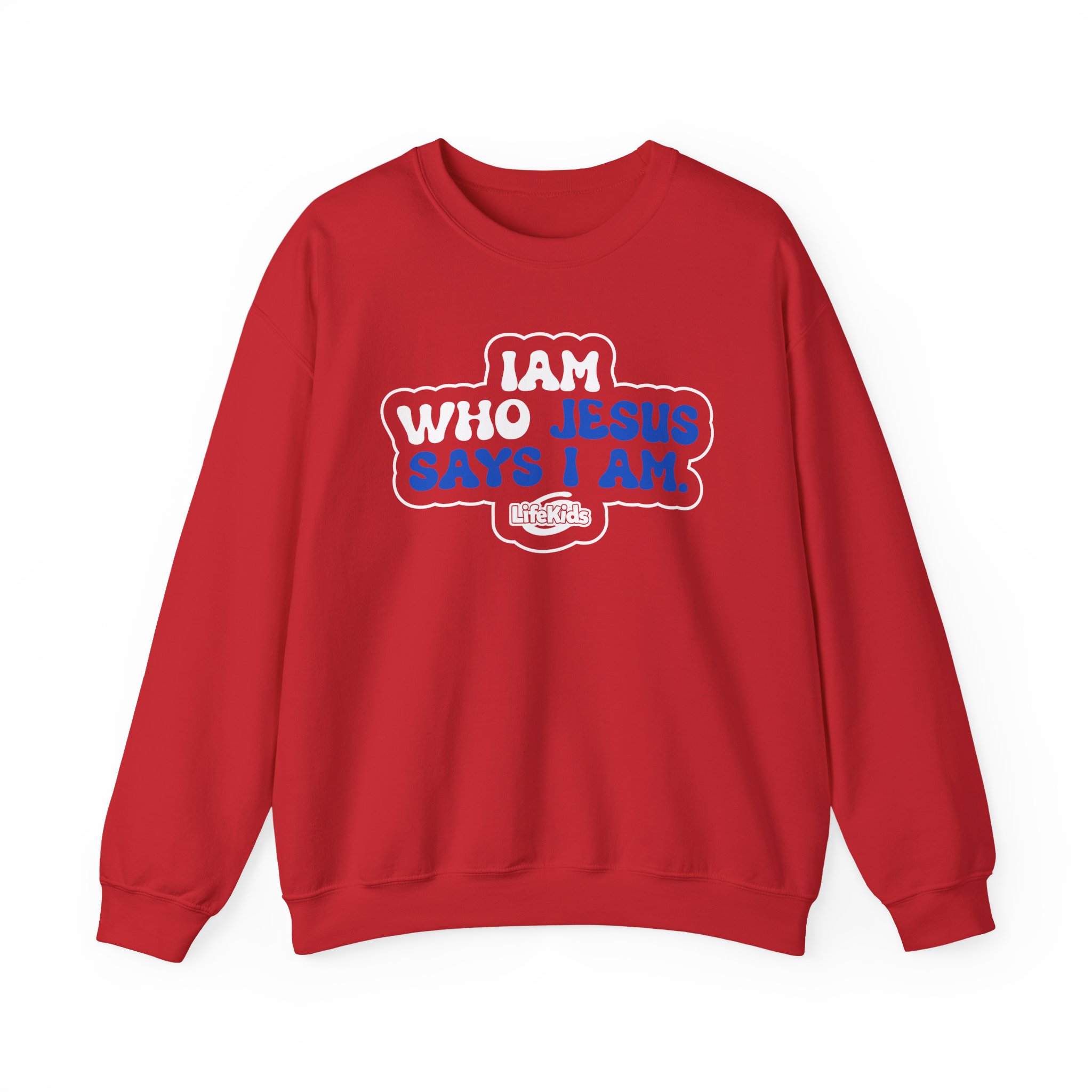Life Church Jesus Says I Am Unisex Heavy Blend™ Crewneck Sweatshirt - Image 15
