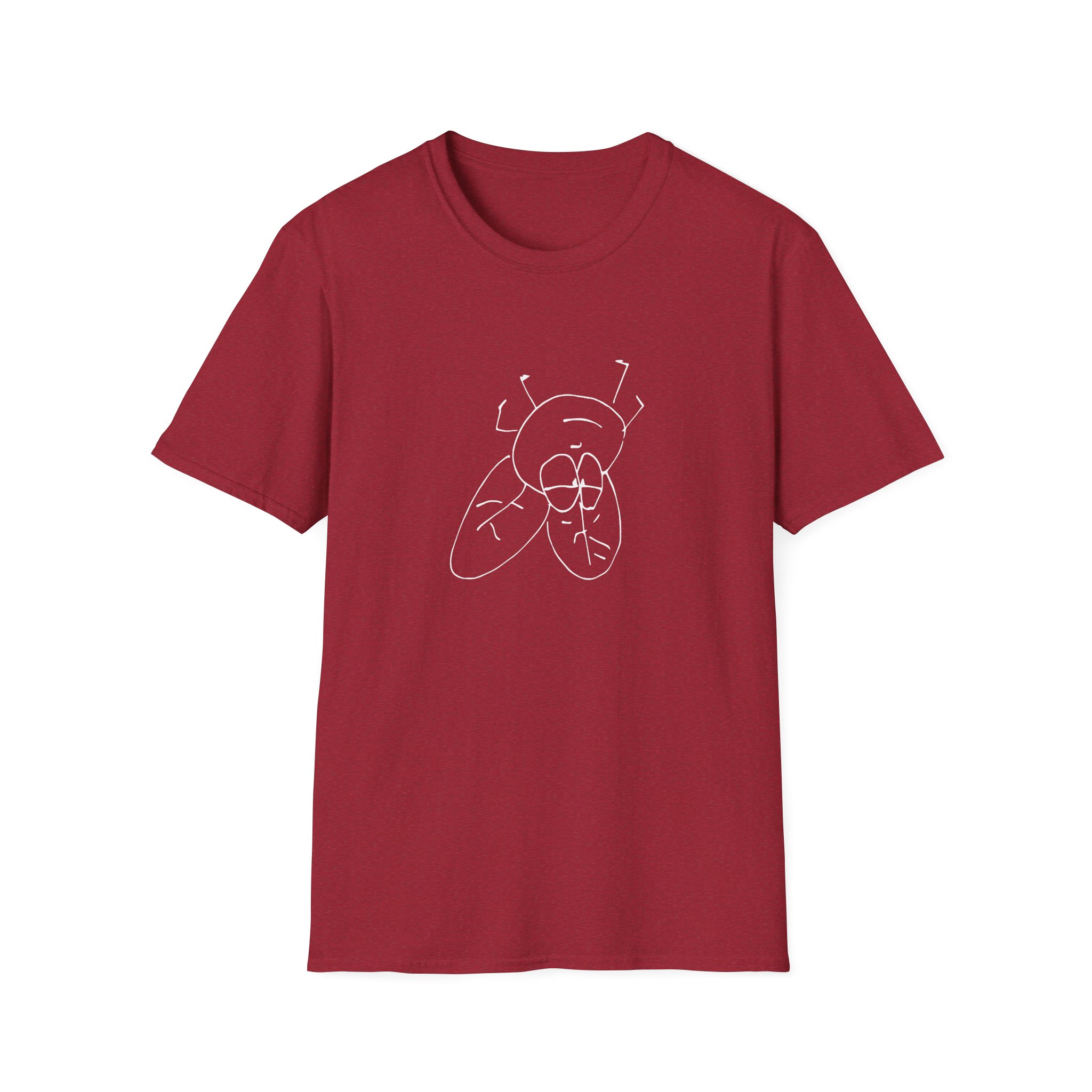 Carl Barron Upside Down Flies Unisex Softstyle T-Shirt - Image 23